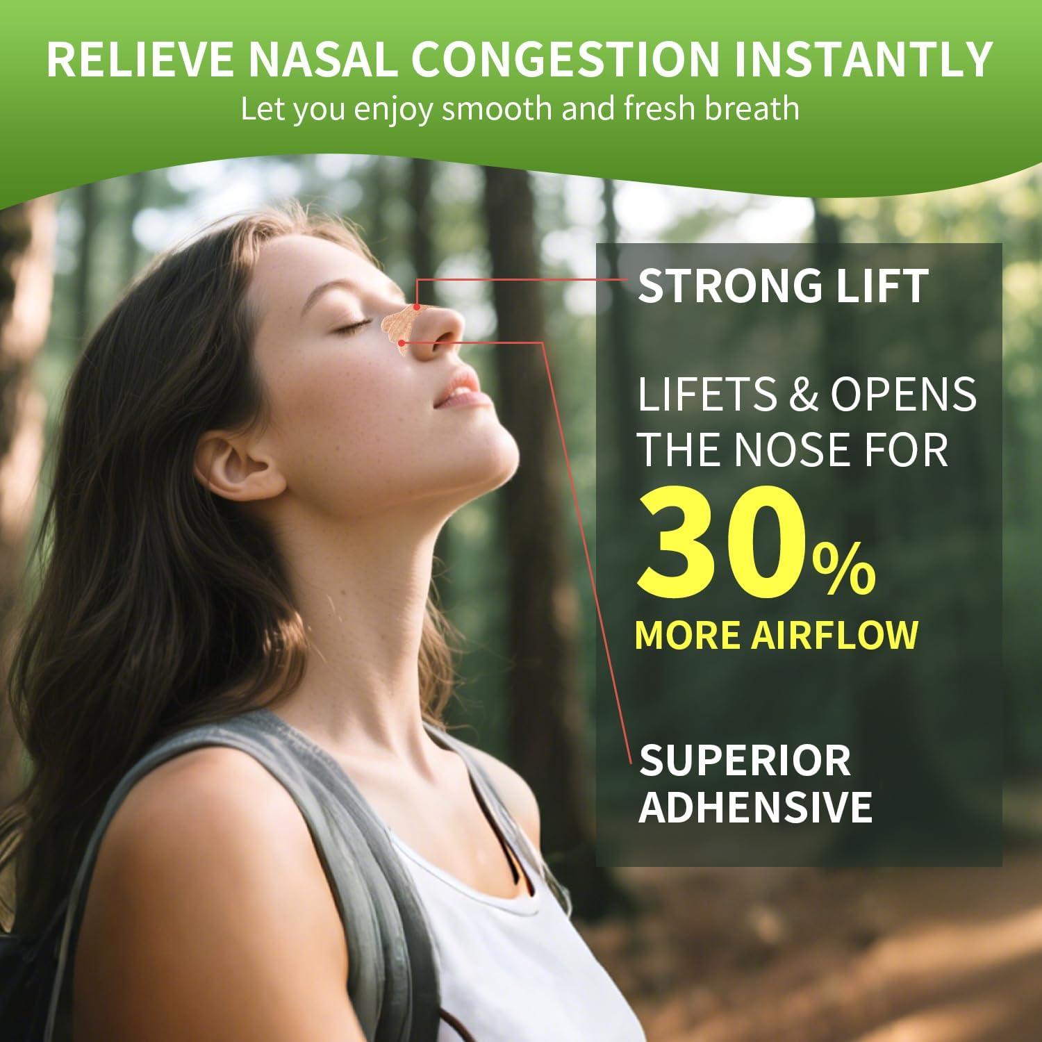 Tiras Nasales Healpatch para Ronquidos y Congestión - 30 Paquetes