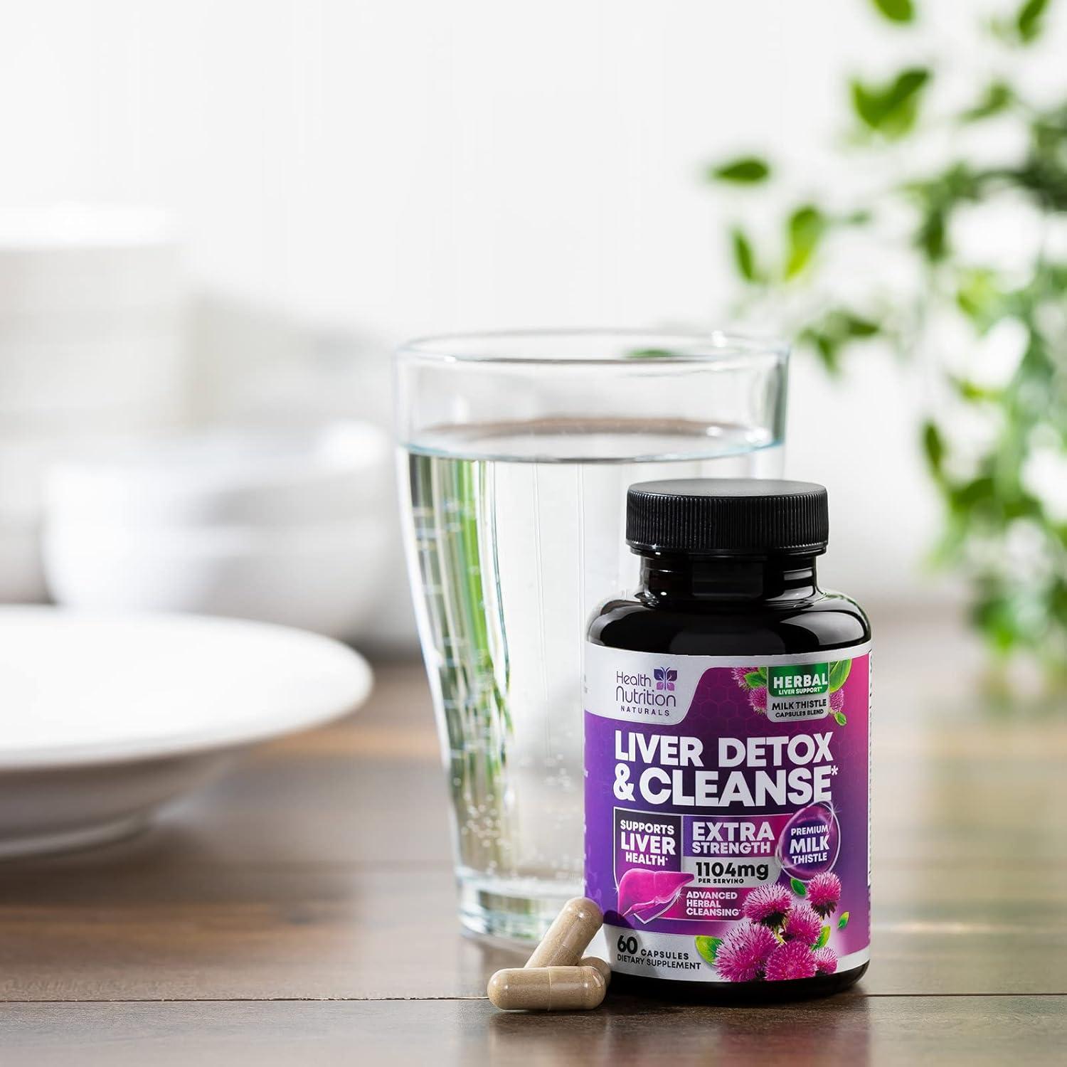 Suplemento Hepático Detox Cardo Mariano 60 Cápsulas