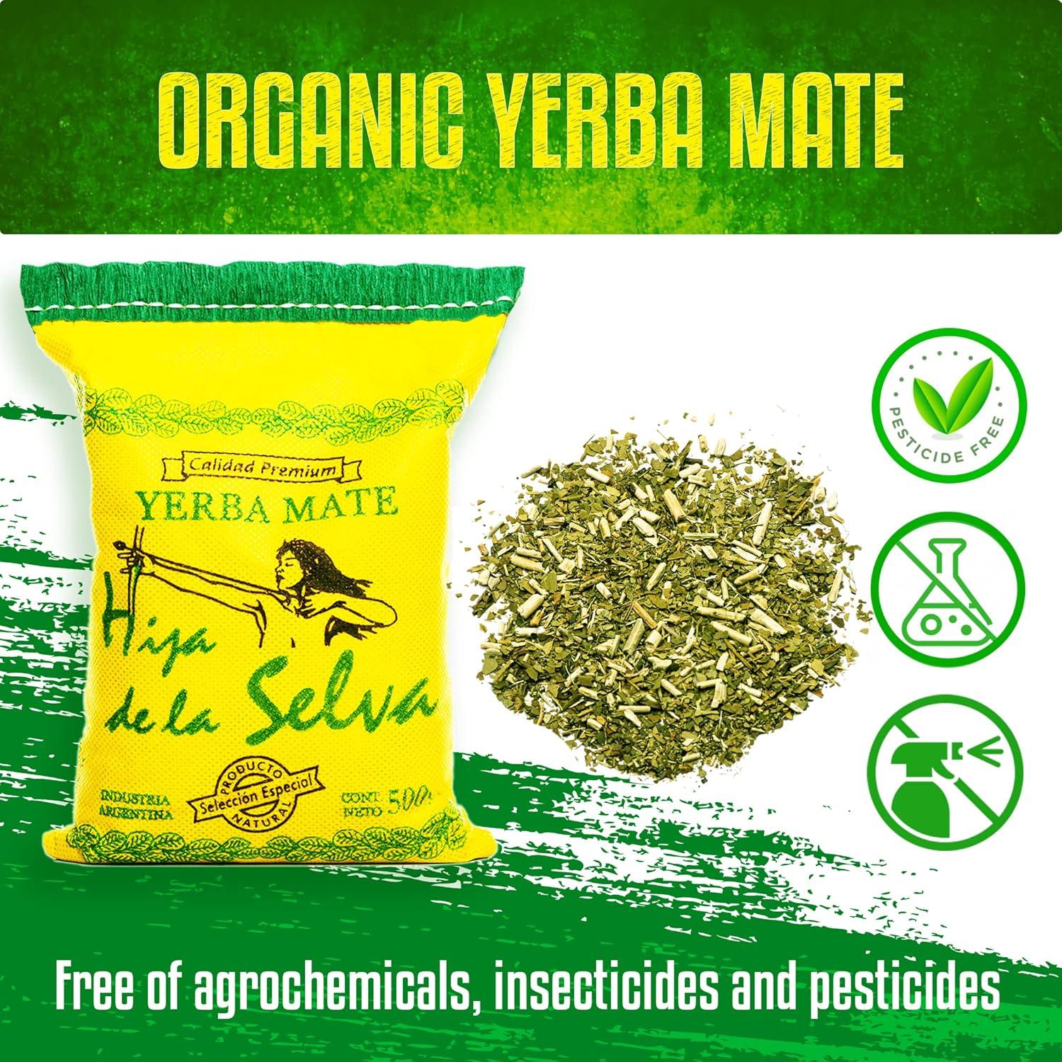 Yerba Mate Orgánica Hija de la Selva 500g Tradicional