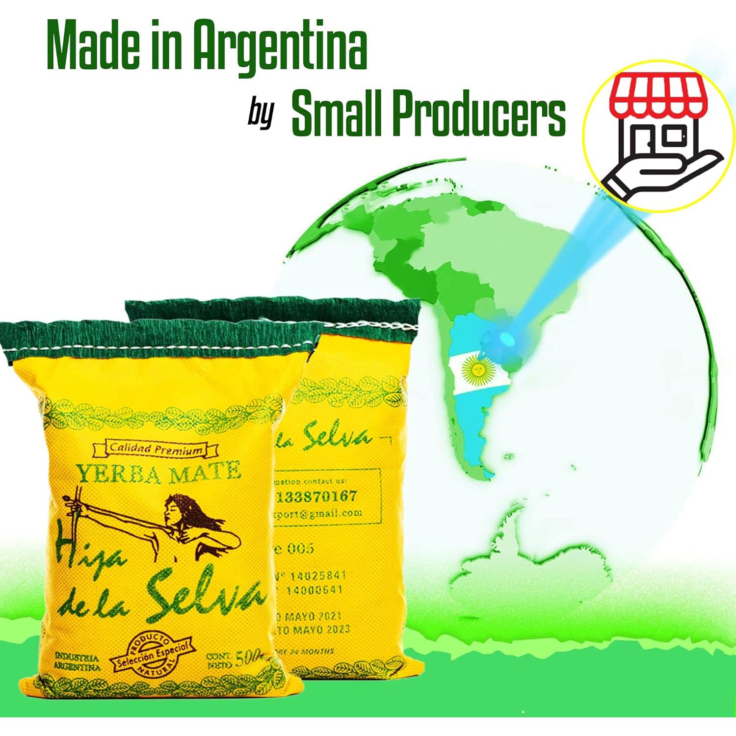 Yerba Mate Orgánica Hija de la Selva 500g Tradicional