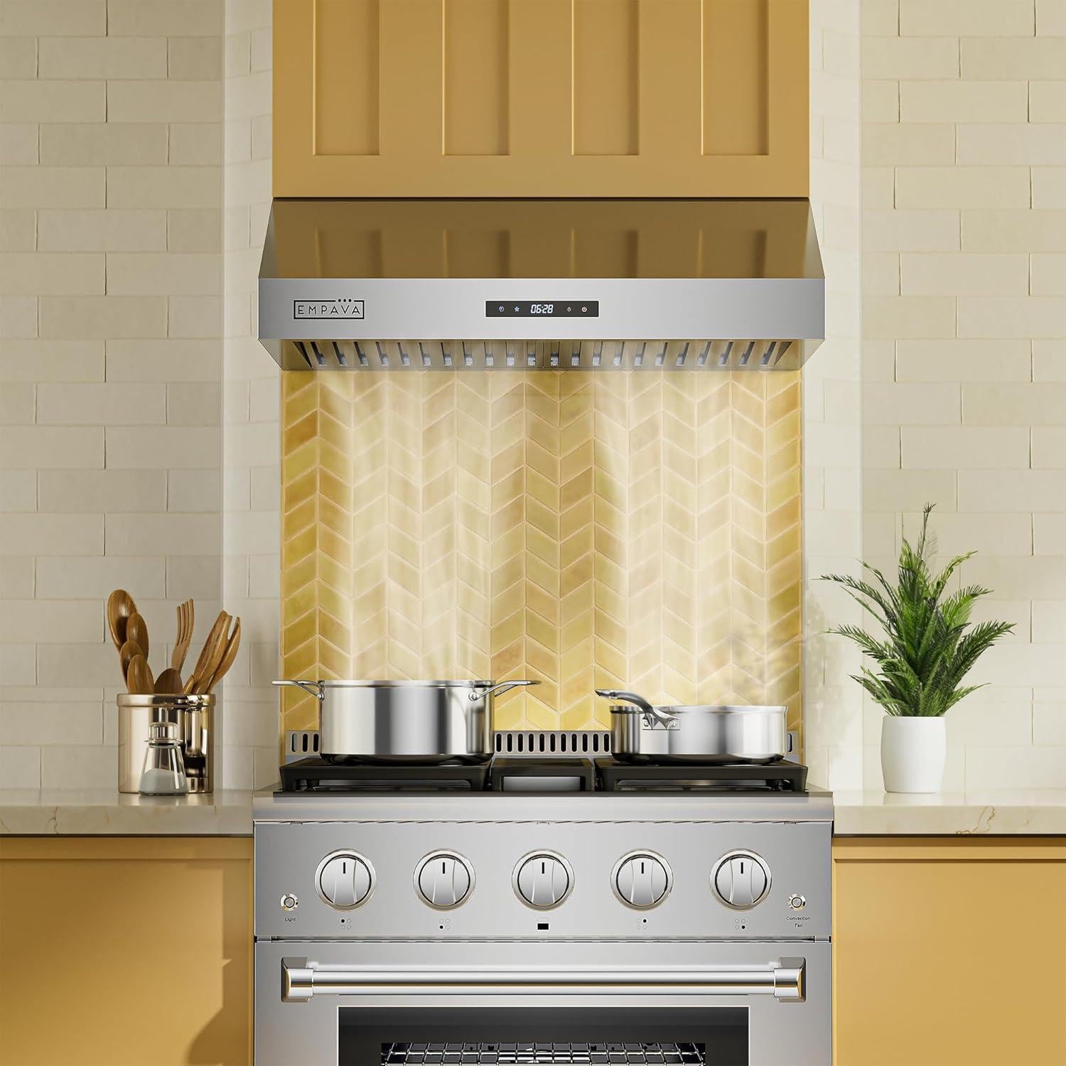 Campana Extractora Empava Bajo Gabinete 400 CFM Acero Inoxidable