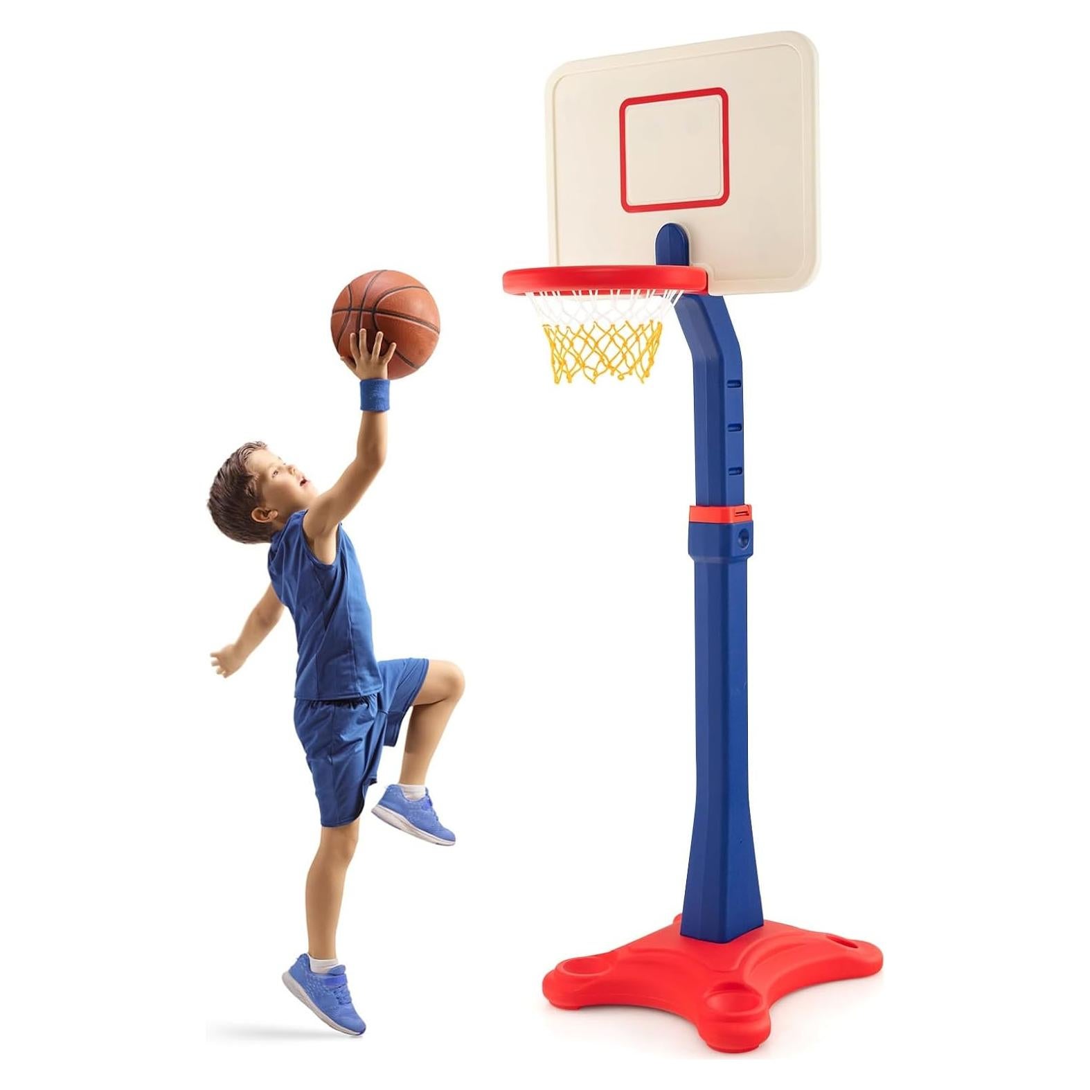 Aro de Baloncesto Ajustable Costzon para Niños 63-85 cm