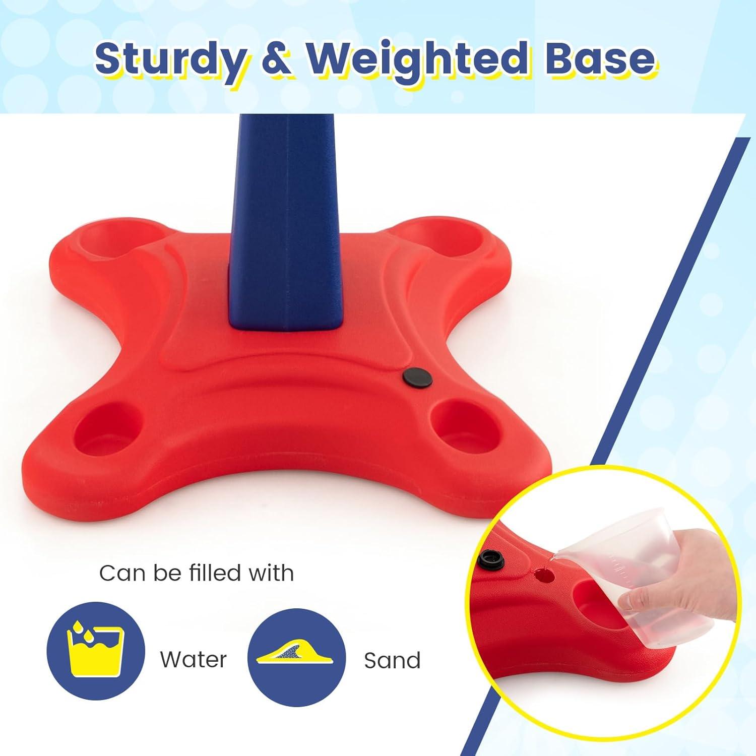 Aro de Baloncesto Ajustable Costzon para Niños 63-85 cm