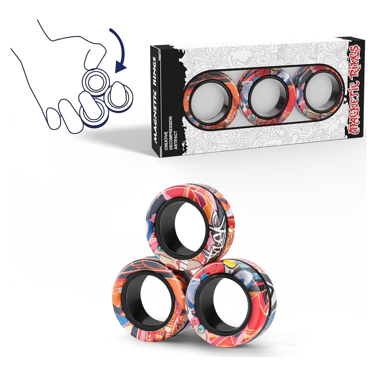 Juego de Anillos Antiestrés YZ para Alivio de Ansiedad