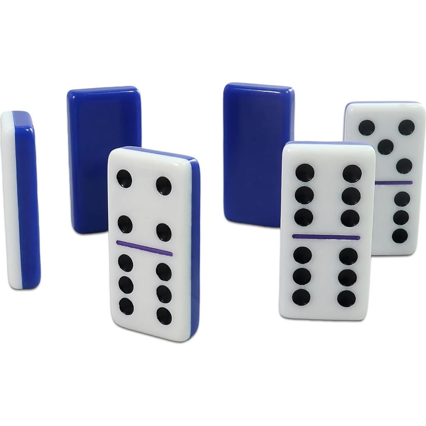 Juego de Dominó Doble 6 IDTQ-DPL-28 con 28 Fichas y Dados