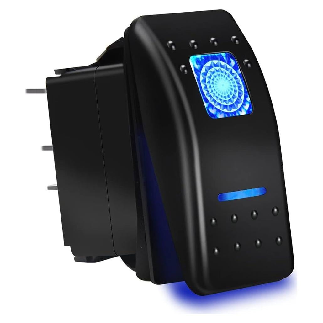 Interruptor de Palanca 12V 20A MIIGII KG SPST 3 Pines LED