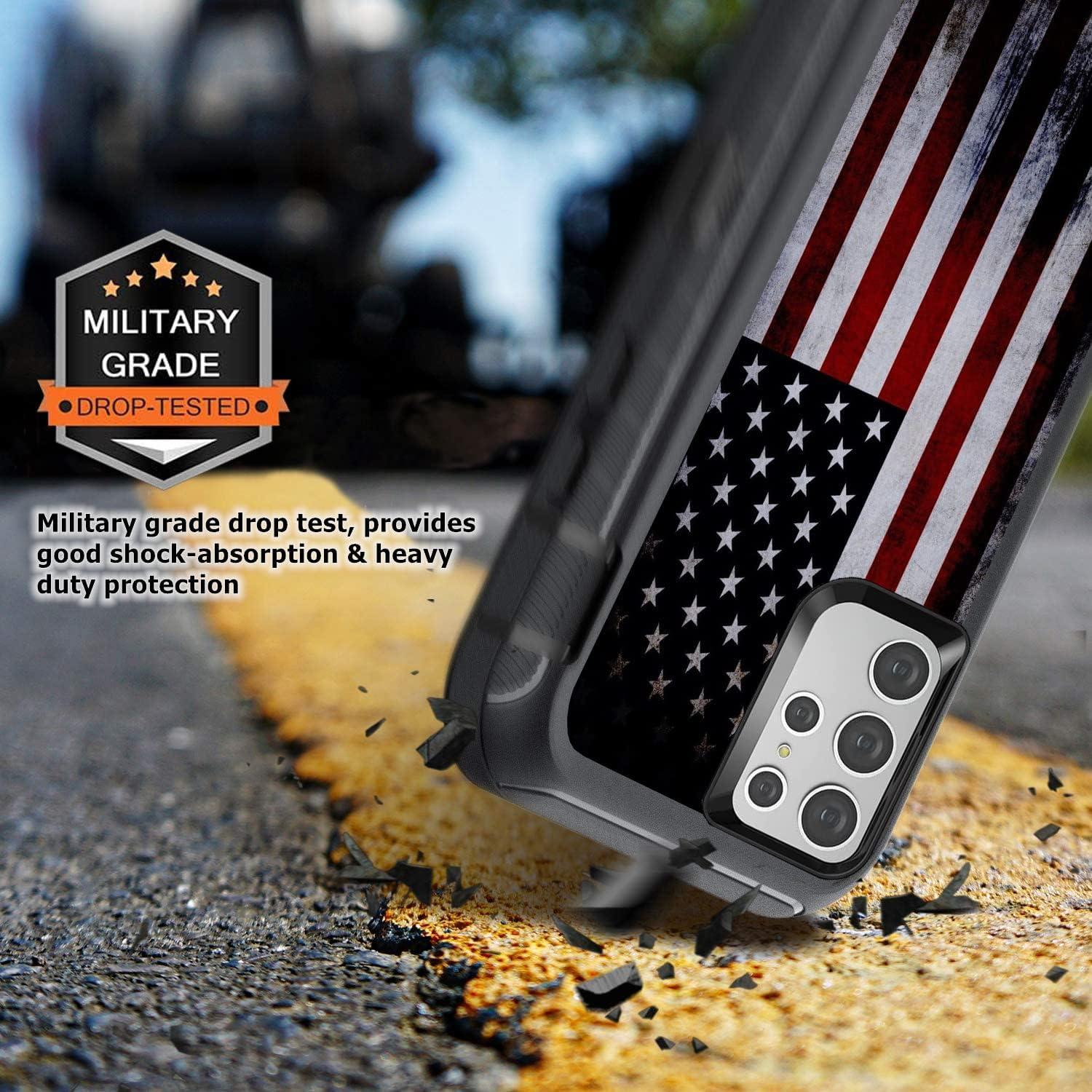 Funda OTTARTAKS para Samsung Galaxy S22 Ultra 6.8" Negra con Protector de Lente