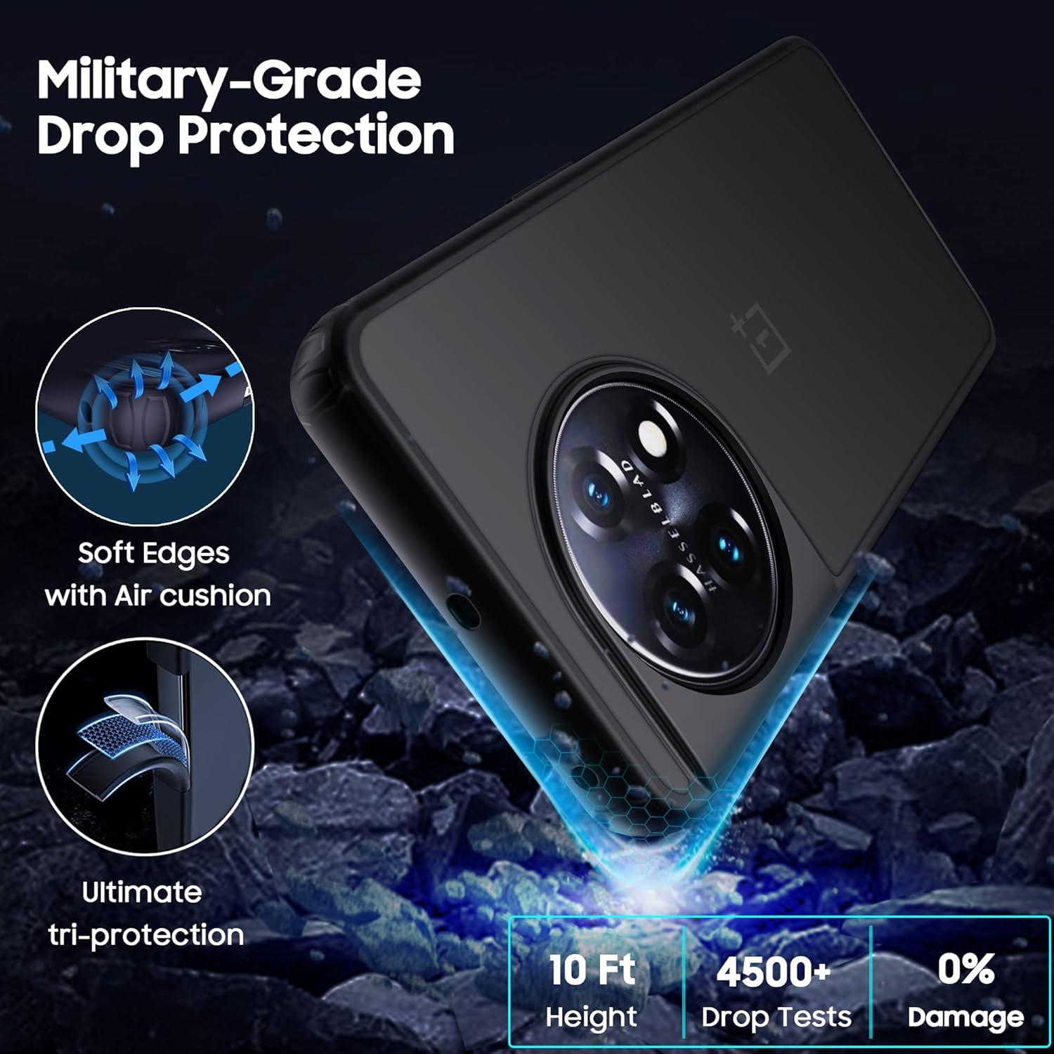 Funda Slim Fit para OnePlus 11 5G con Protector de Lente