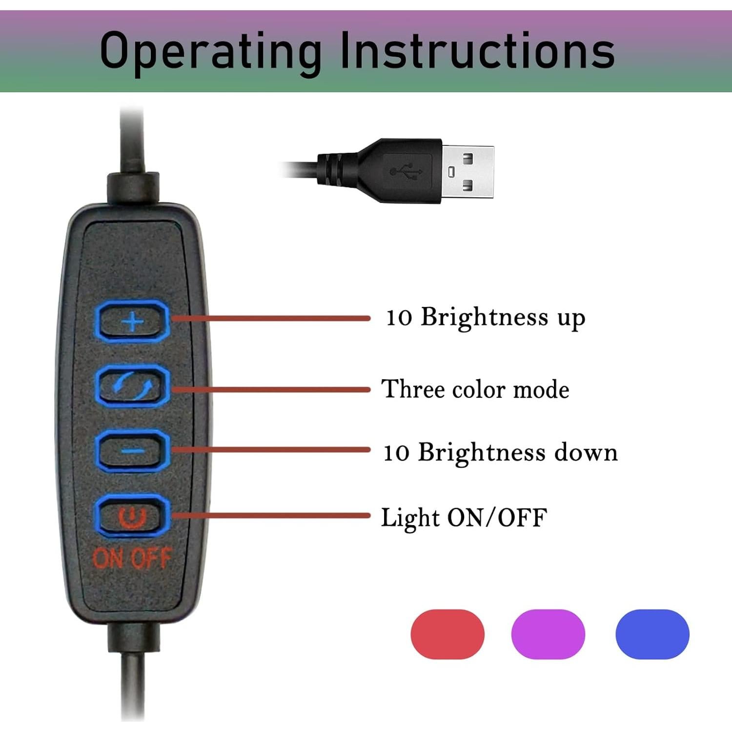 Tablero de Borrado en Seco HaldyeMic 30.48x25.4cm LED Multicolor