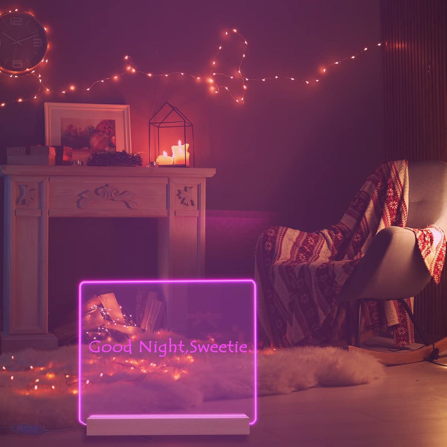 Tablero de Borrado en Seco HaldyeMic 30.48x25.4cm LED Multicolor