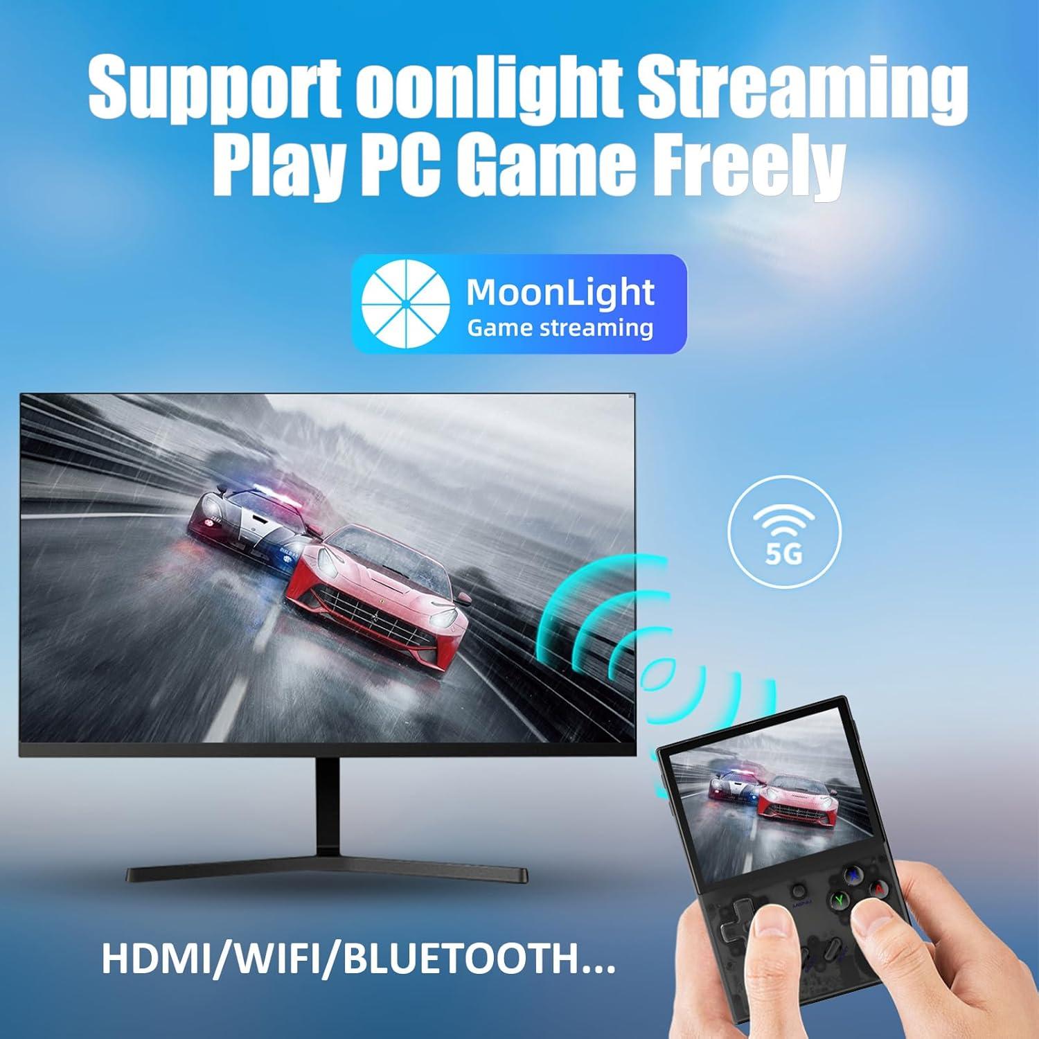 Consola de Juegos Portátil GiipGoop RG35XX Plus 3.5" IPS 6900 Juegos