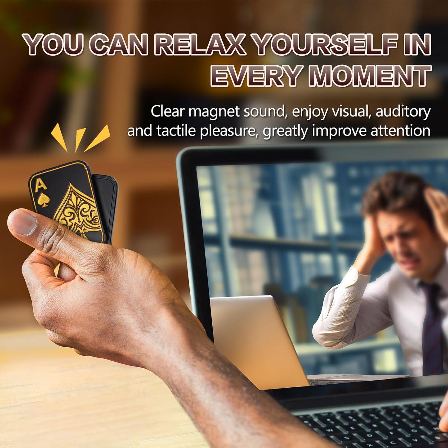 Juguete Antiestrés Magnético D.G.PLAYER Negro 90g