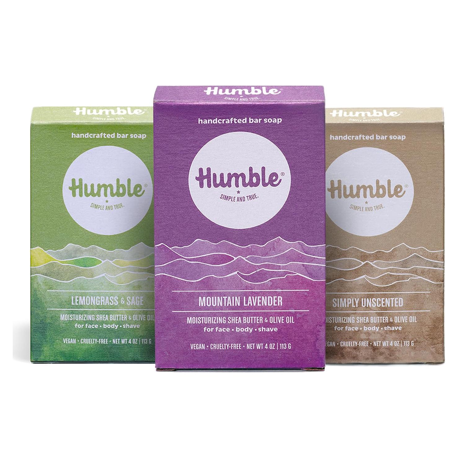 Jabón Orgánico Handcrafted Humble Brands - 3 Pack de 113g