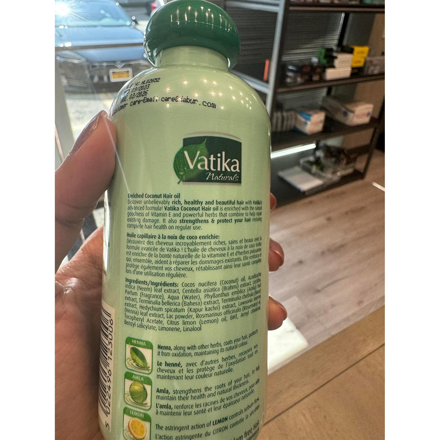 Aceite de Coco Dabur Vatika 150 ml - Nutre y Fortalece Cabello