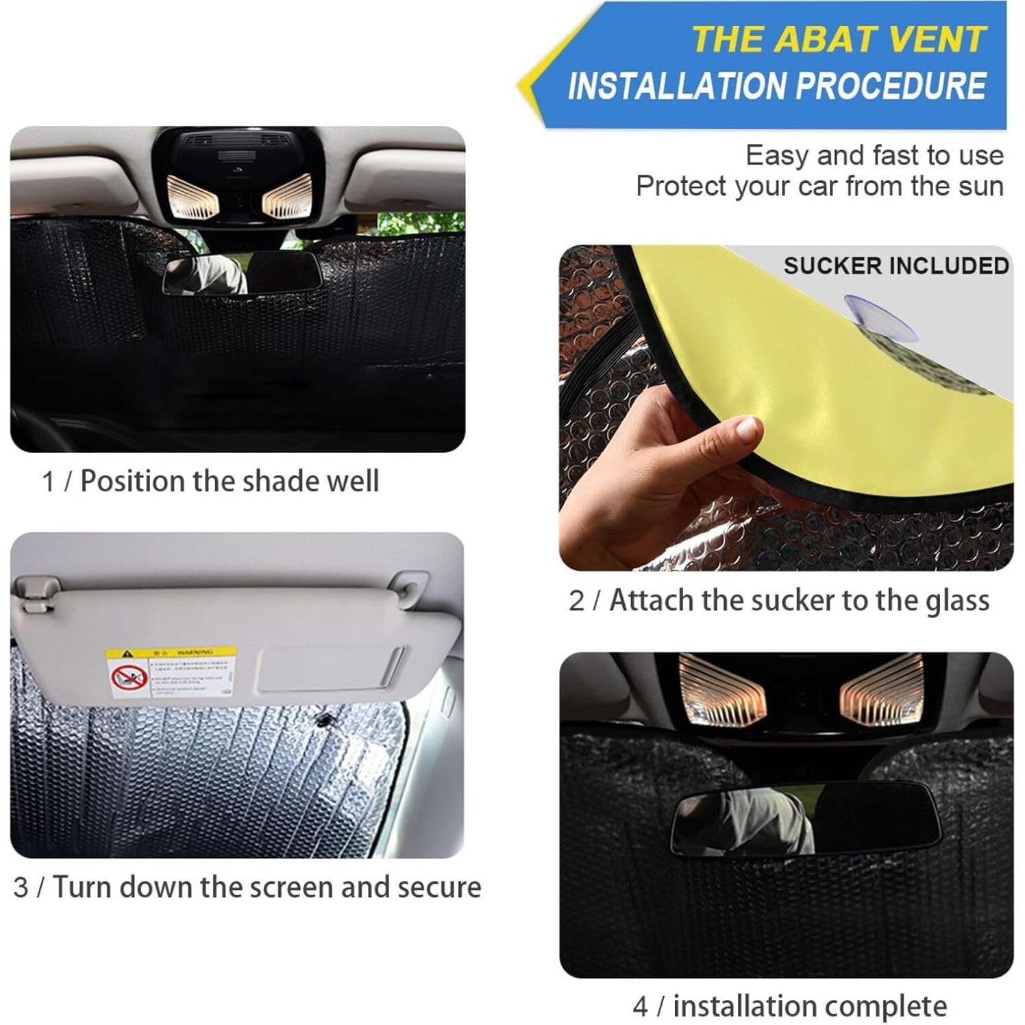 Sombrilla para Parabrisas de Coche RPLIFE E07Z20001 134.6x59.7 cm