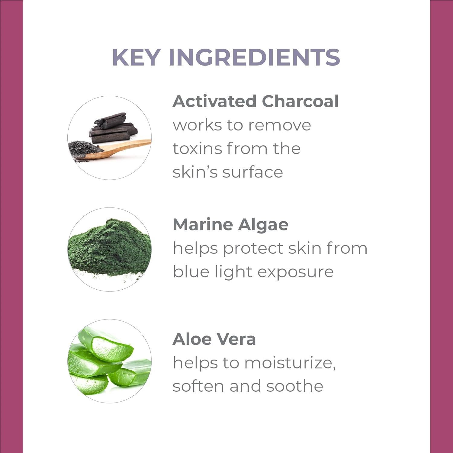 Exfoliante Facial DERMA E Detox Diario Carbón Activado 113g