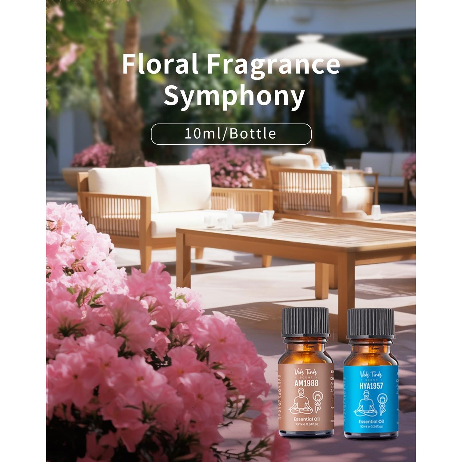 Juego de Aceites Esenciales VEDA TINDA SCENT 6x10ml Aromaterapia