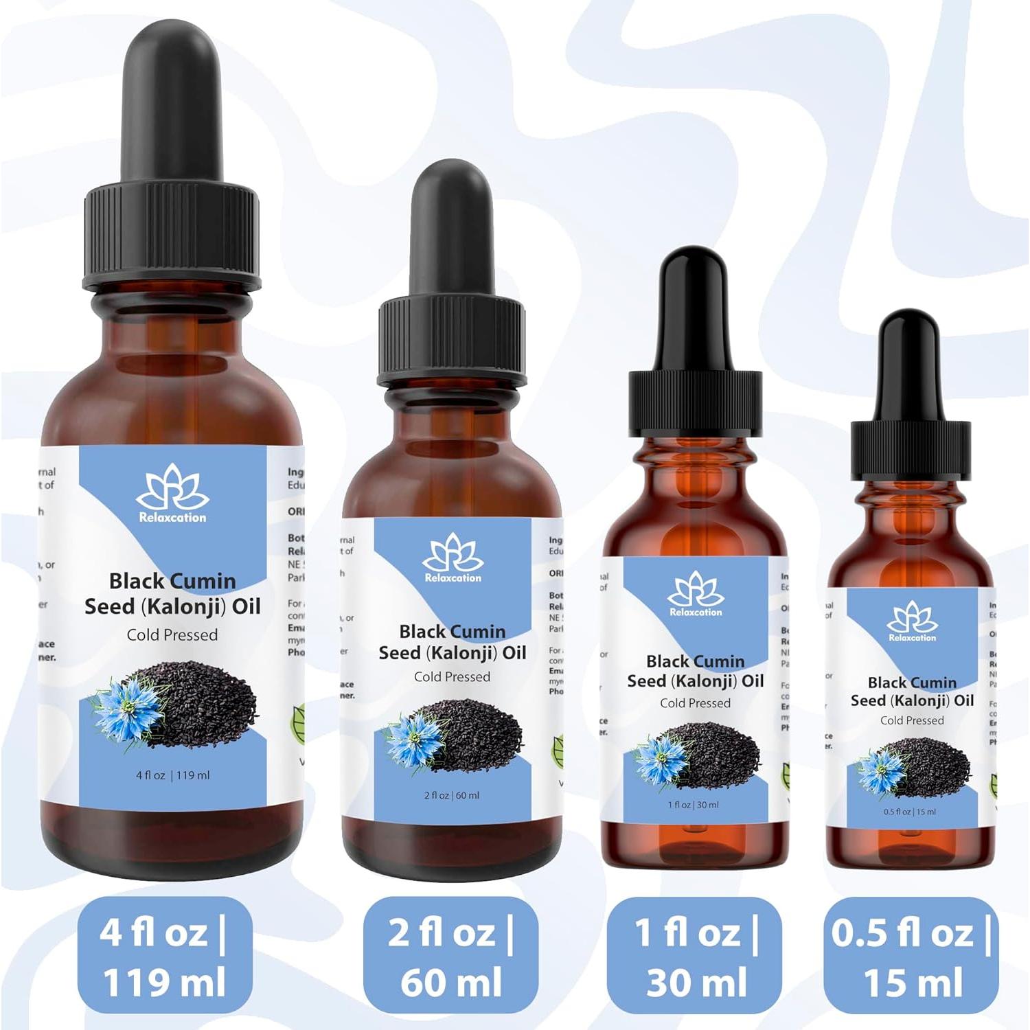 Aceite de Semilla de Comino Negro Orgánico Relaxcation 14.79 ml