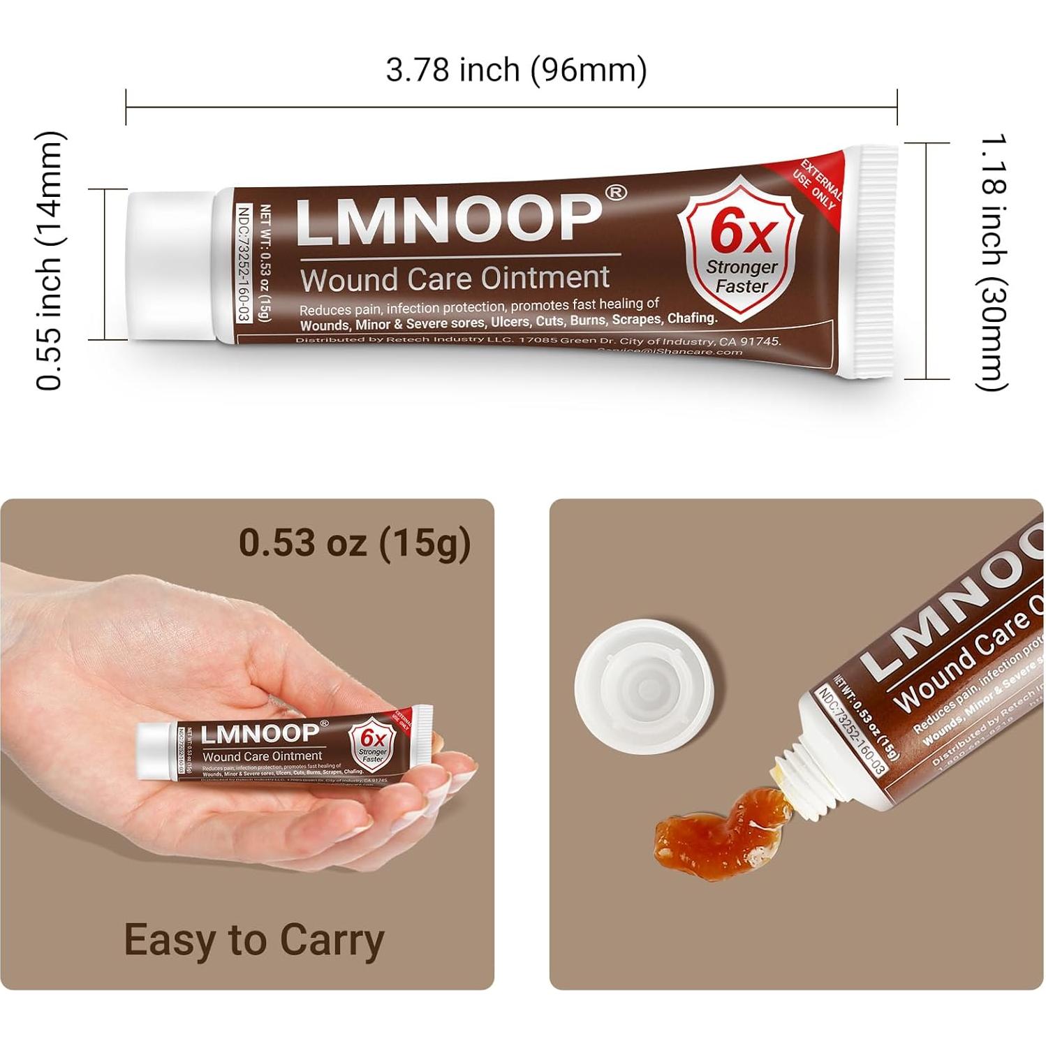 Crema para Heridas LMNOOP 15g - Sanación y Reparación Piel