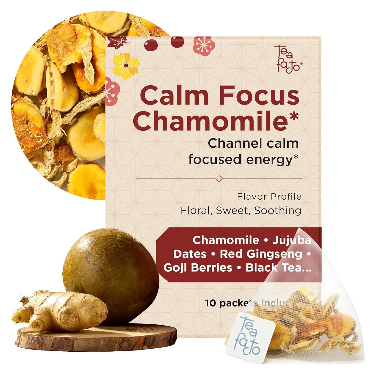 Bolsitas de Té de Manzanilla Tea Facto - Paquete de 10 Unidades