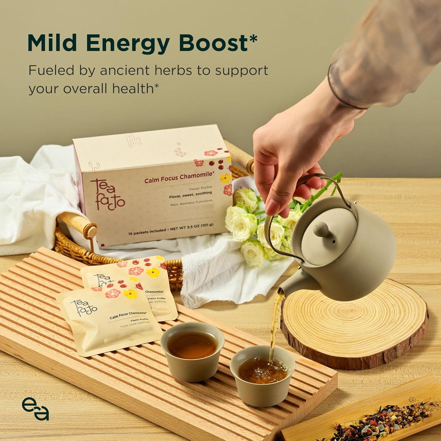 Bolsitas de Té de Manzanilla Tea Facto - Paquete de 10 Unidades