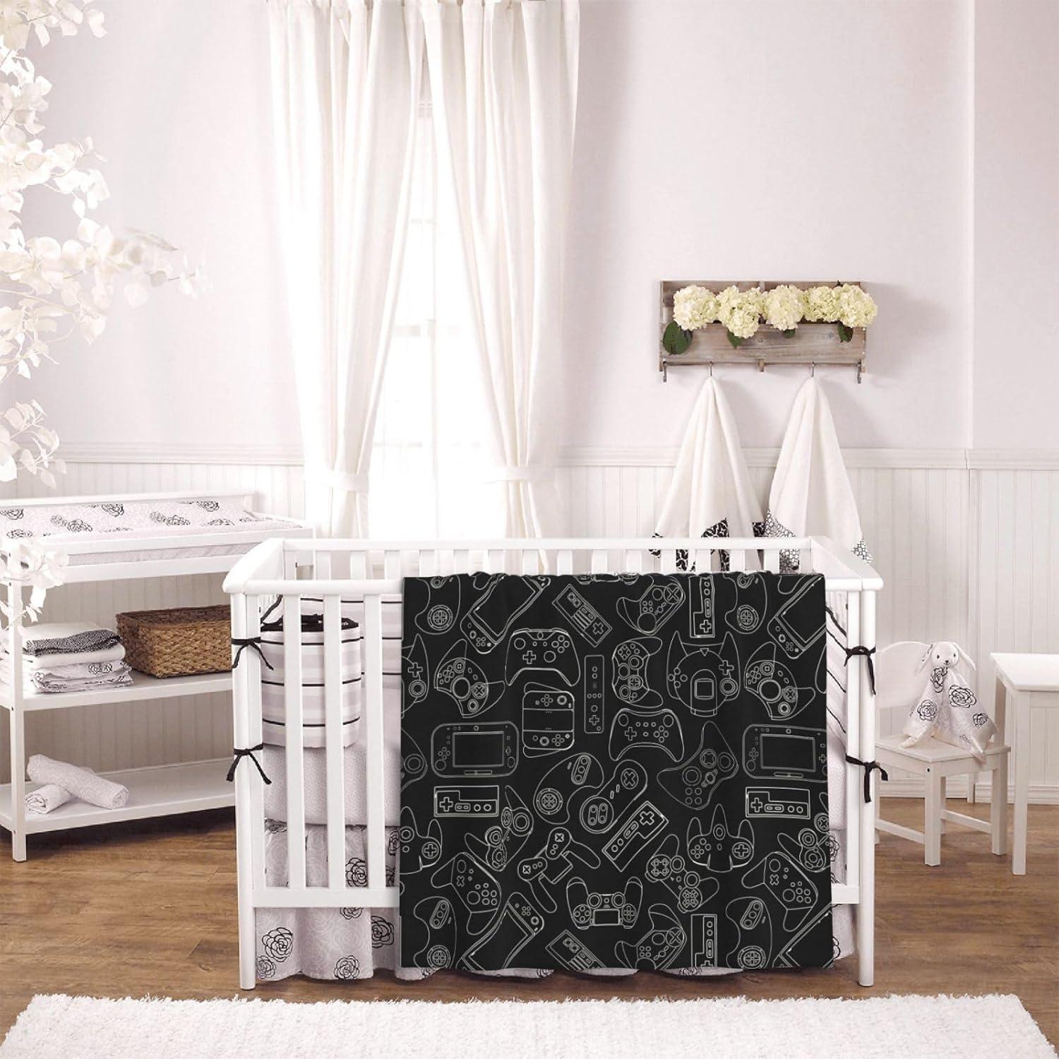 Manta de lanzamiento Perinsto 203x152cm felpa suave temática juegos