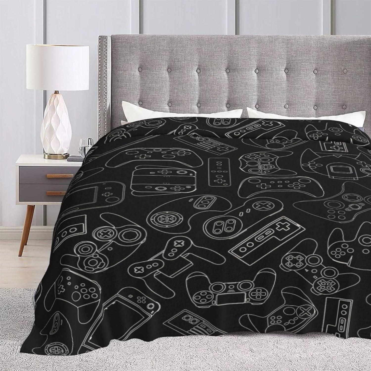 Manta de lanzamiento Perinsto 80x60 cm felpa suave temática juegos