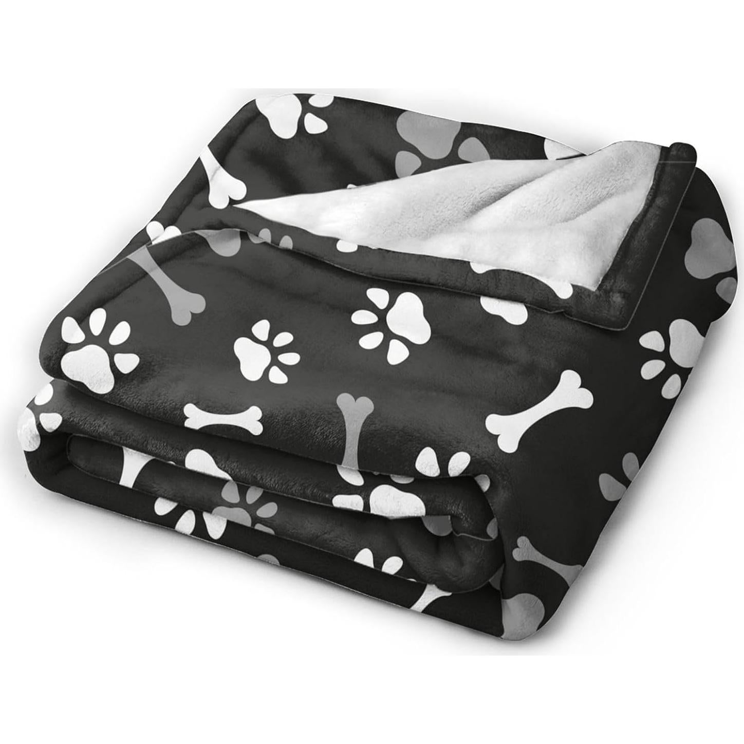 Manta Perinsto Ultra Suave 127x102 cm Patas y Huesos