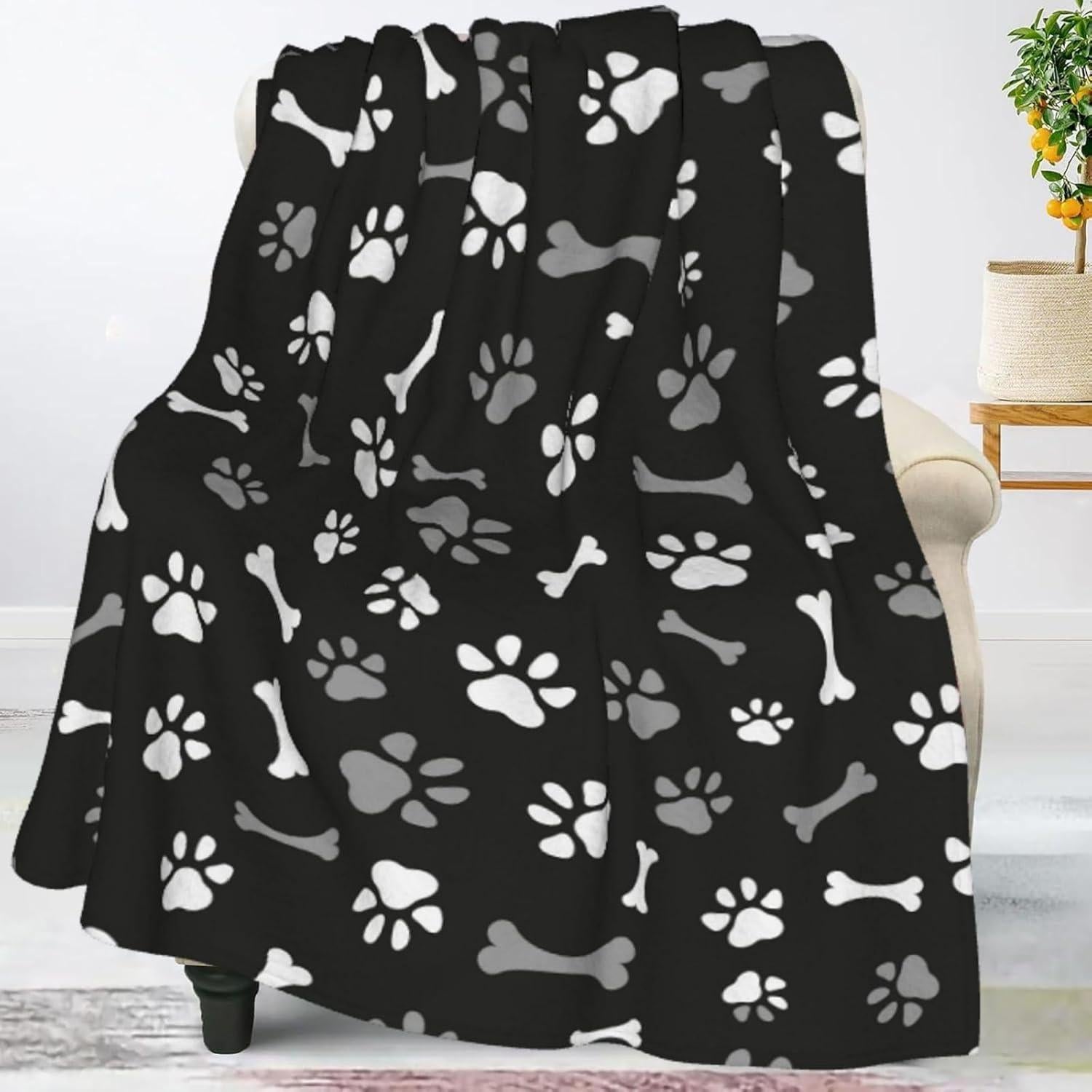 Manta Perinsto Ultra Suave 127x102 cm Patas y Huesos