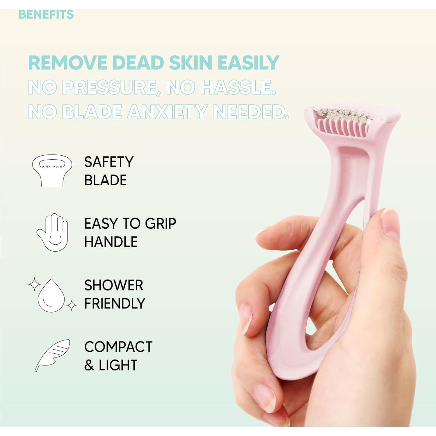 Rasuradora de Callos MAX-MATE de Acero Inoxidable Ergonómica