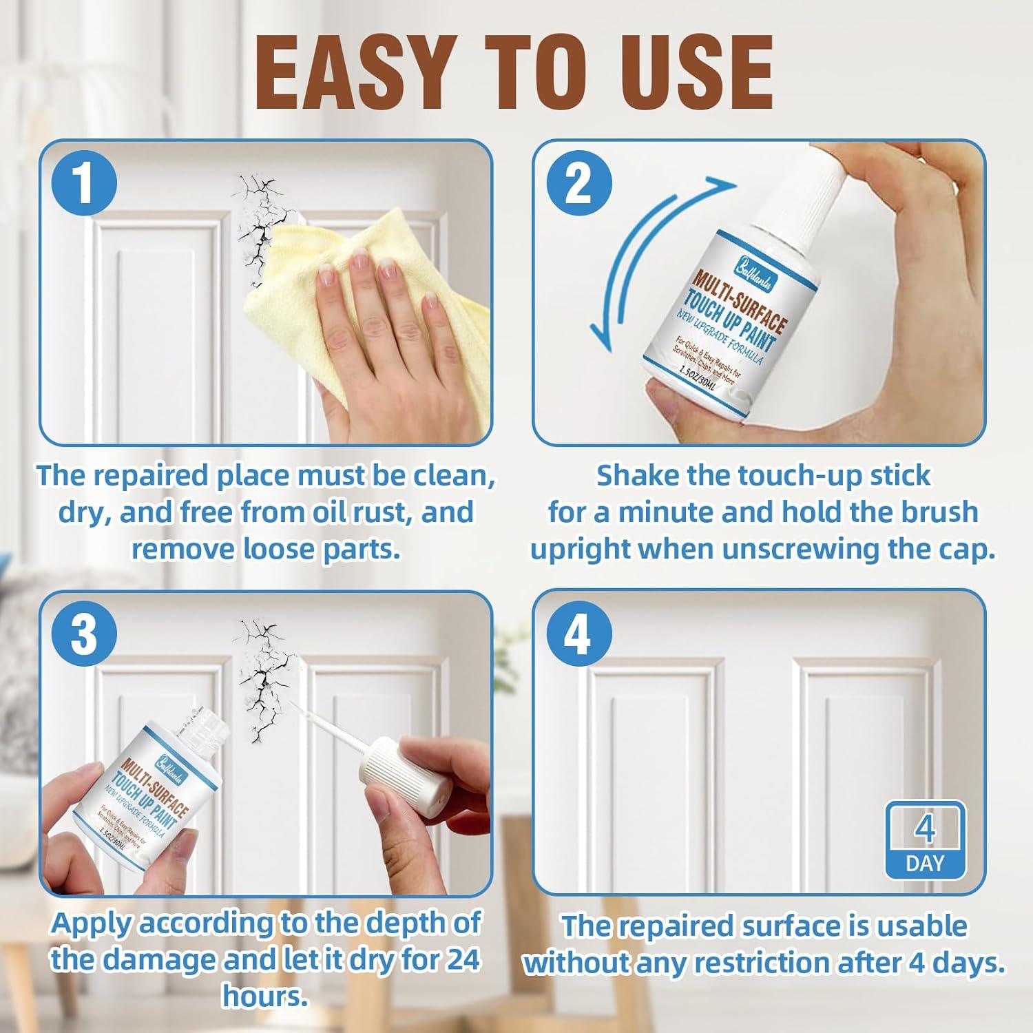 Pintura de Retoque Multi-Superficie Balldanlu 30ml Blanca