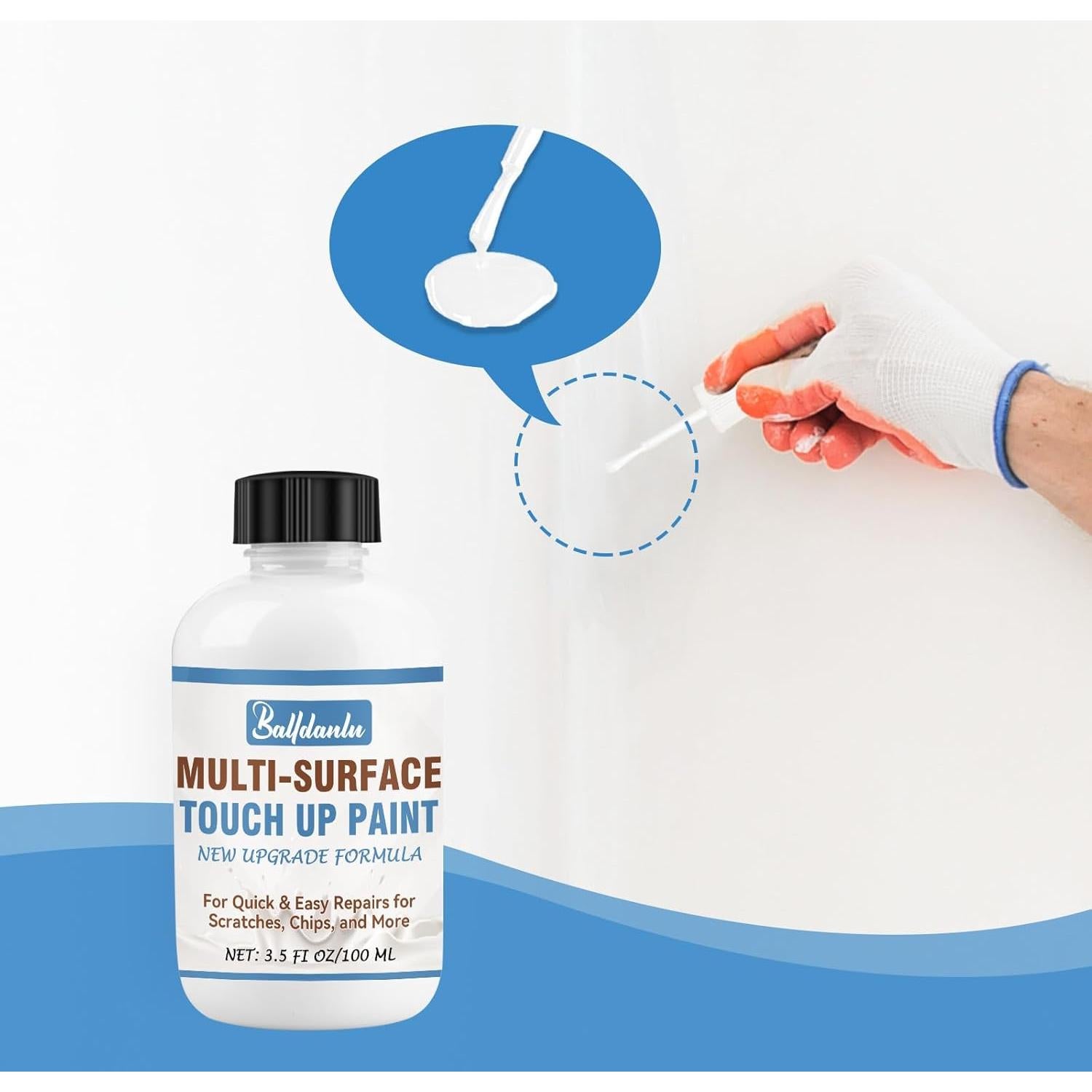 Pintura de Retoque Multi-Superficie Balldanlu 30ml Blanca