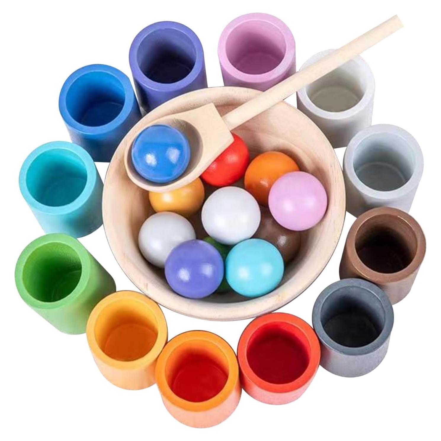 Juguete Montessori de Clasificación de Colores Woodenfun