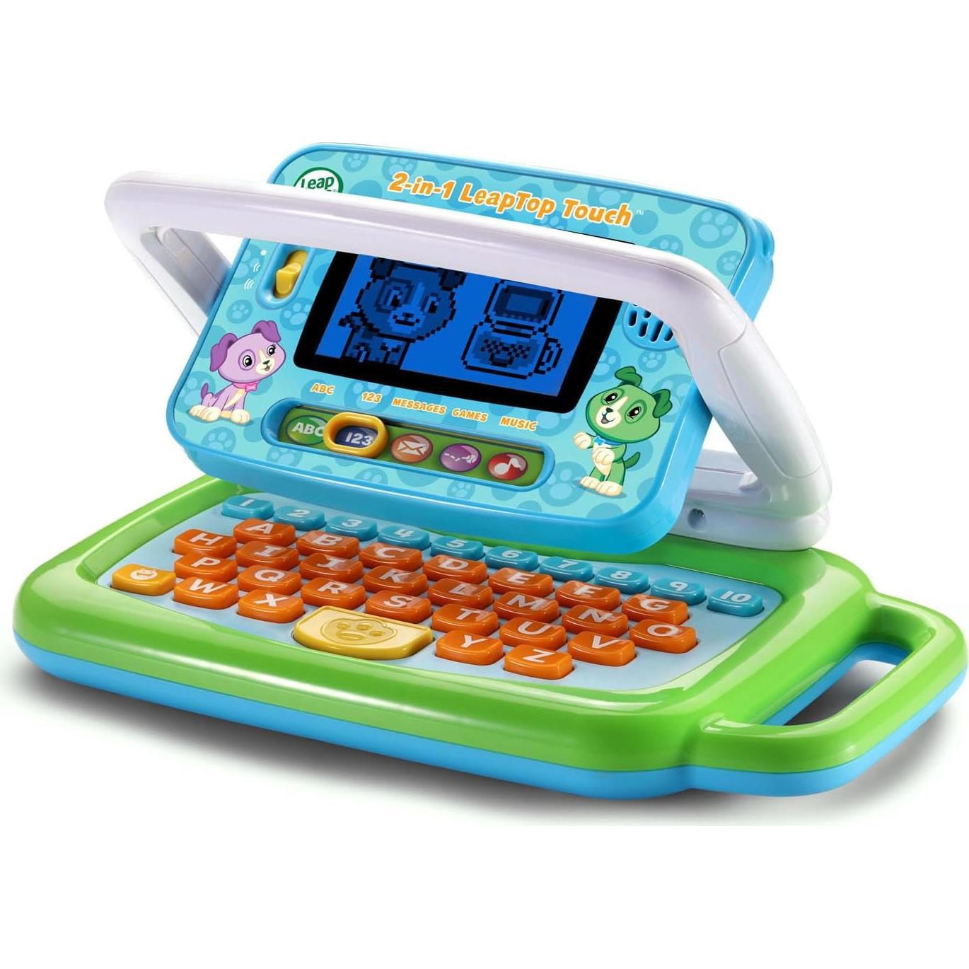 LeapFrog LeapTop Touch 2-en-1 Verde - Laptop y Tableta Infantil