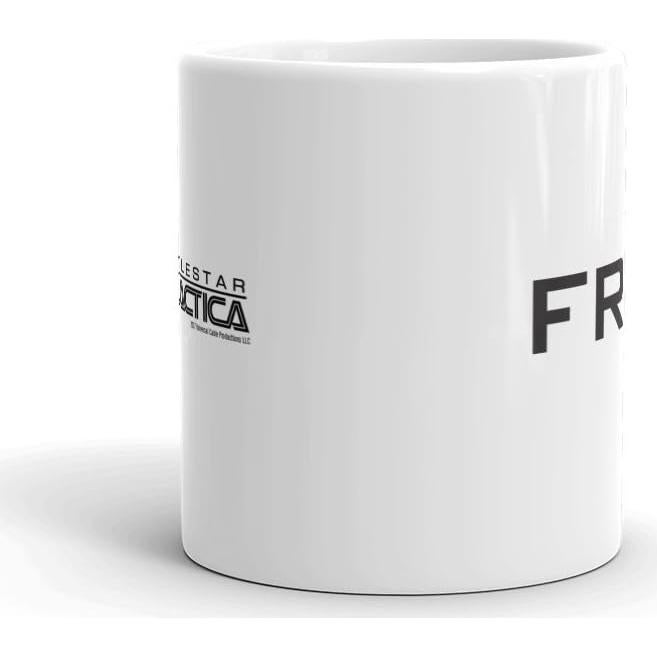 Taza de Café Frak Blanca 11oz SYFY Battlestar Galactica