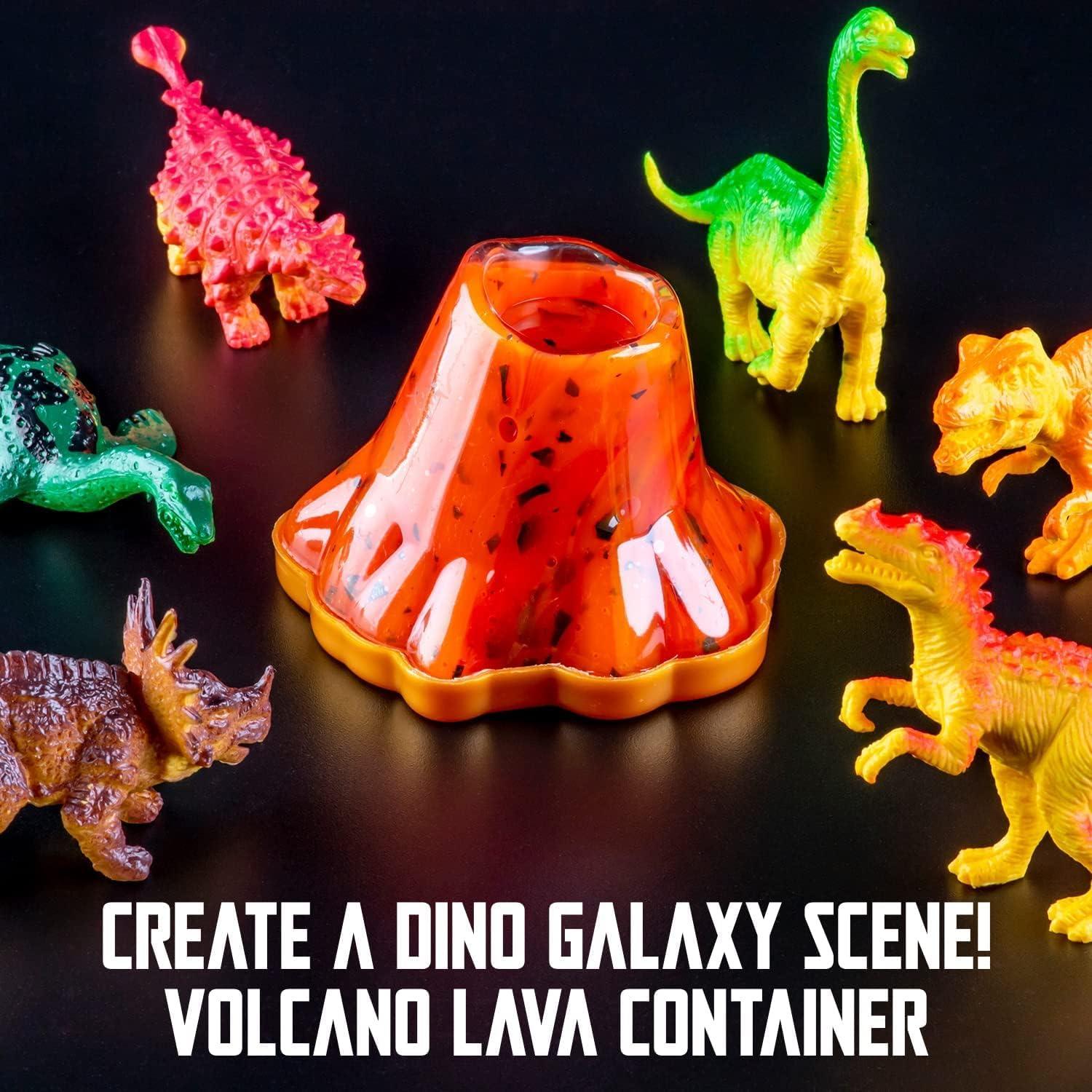 Kit de Slime Dino Galaxy Original Stationery - Brilla en la Oscuridad