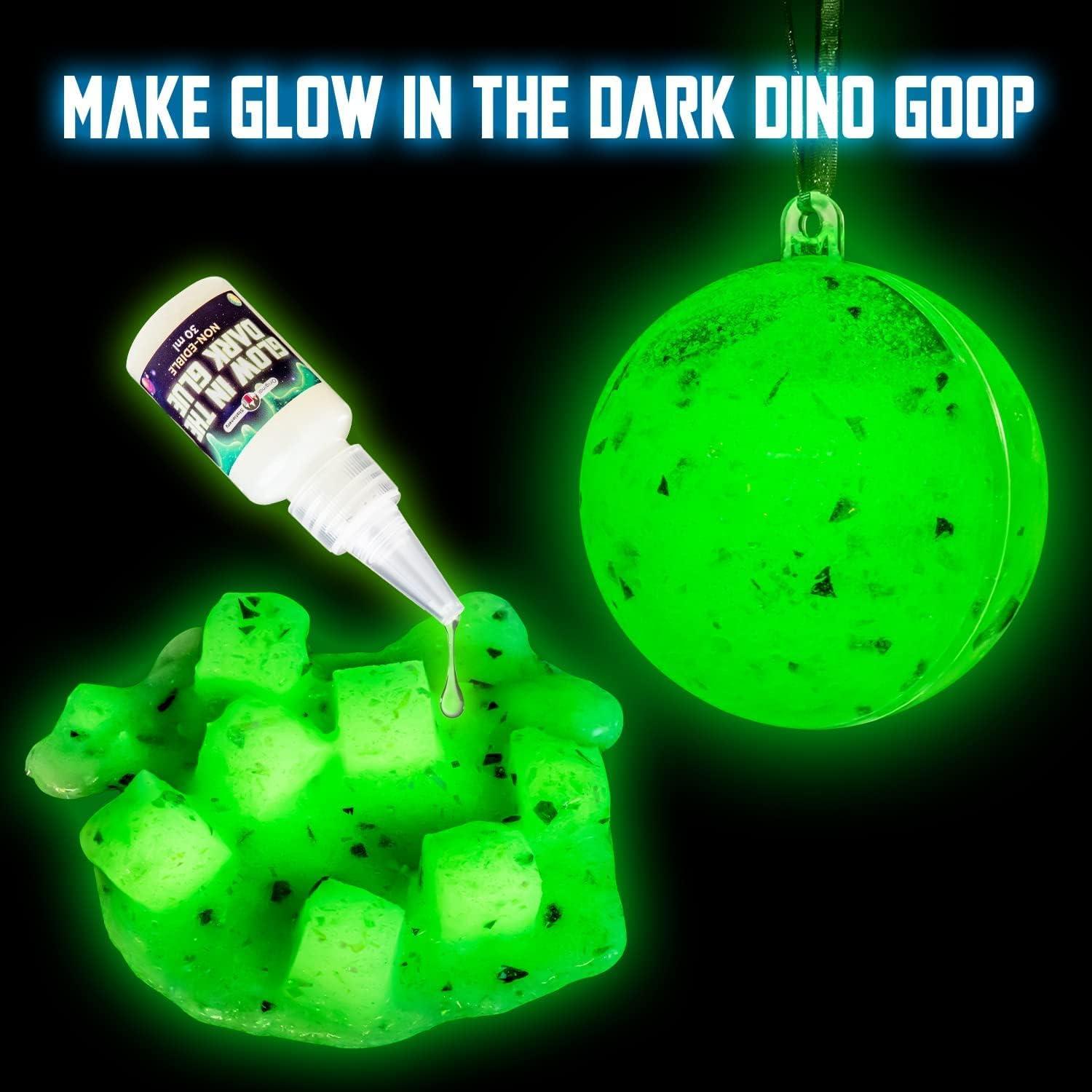 Kit de Slime Dino Galaxy Original Stationery - Brilla en la Oscuridad