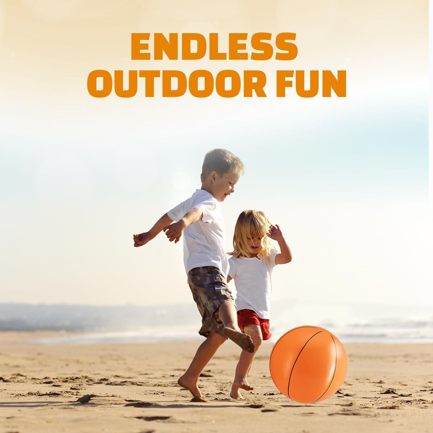 Balones de Baloncesto Inflables Bedwina - Paquete de 6 - 40.64 cm