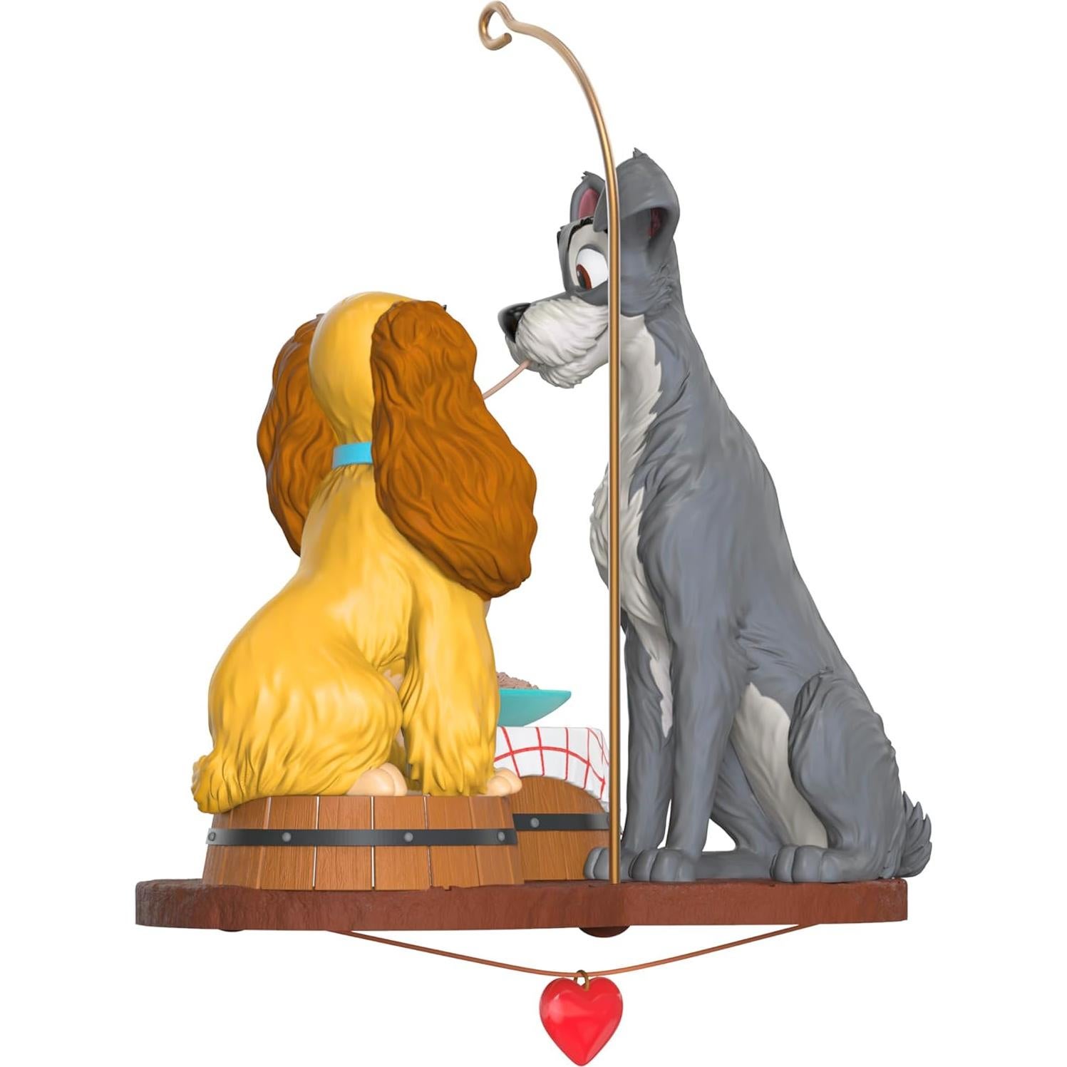 Adorno Navideño Hallmark Keepsake 2025 Cena de Espagueti Disney