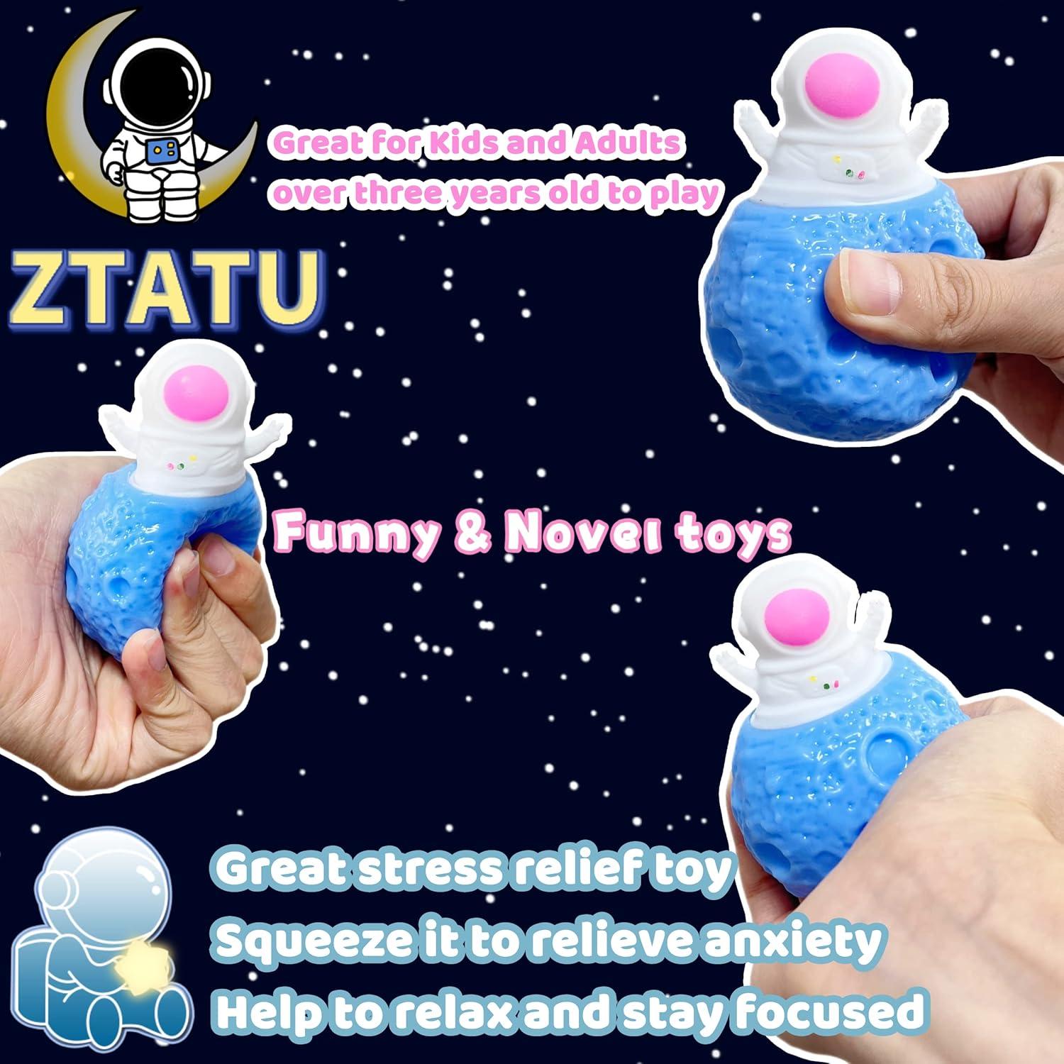 Pelota de Estrés Squishy ZTATU Astronauta Planeta 7.99cm