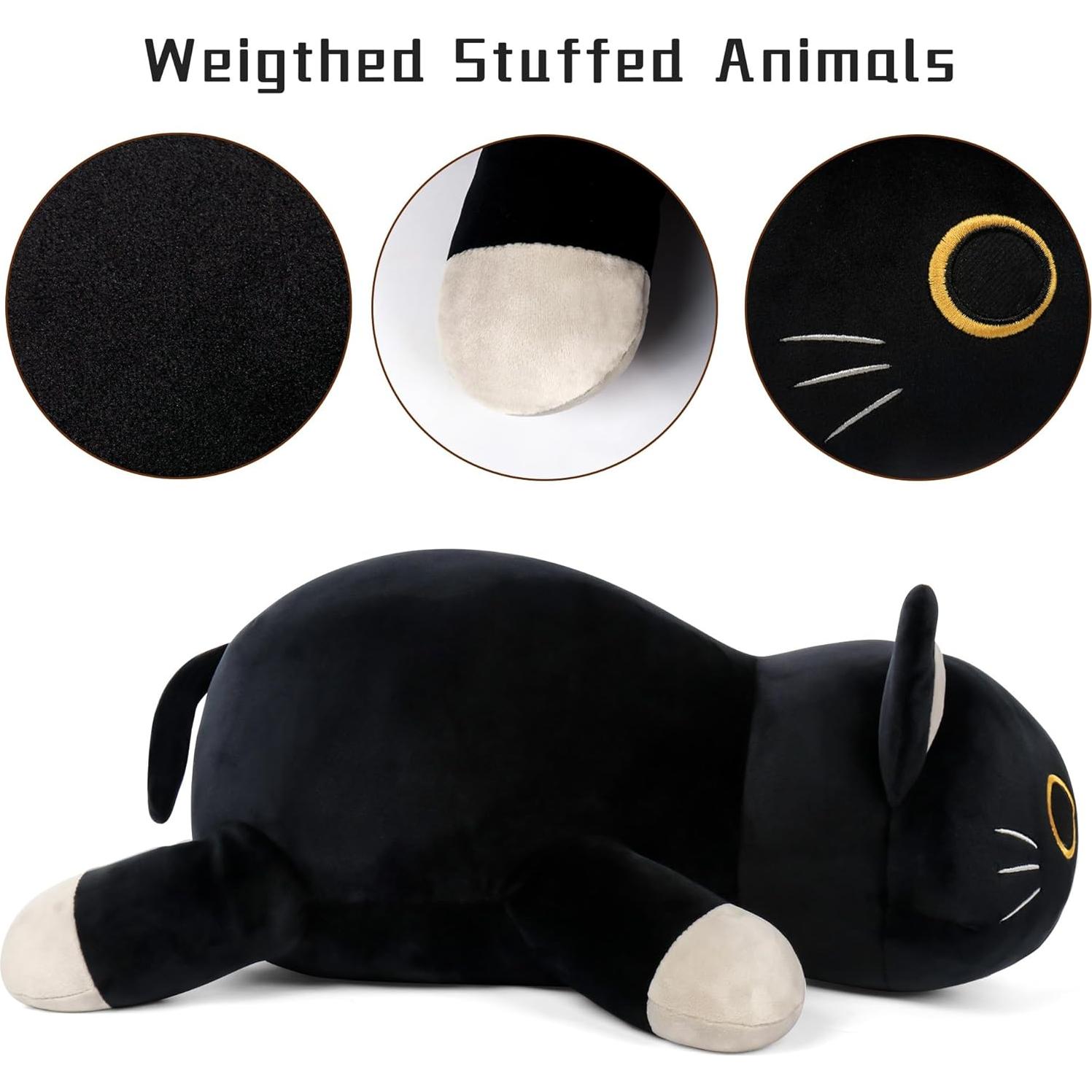 Gato Negro de Peluche Jumbo 61 cm 1.9 kg Wepop