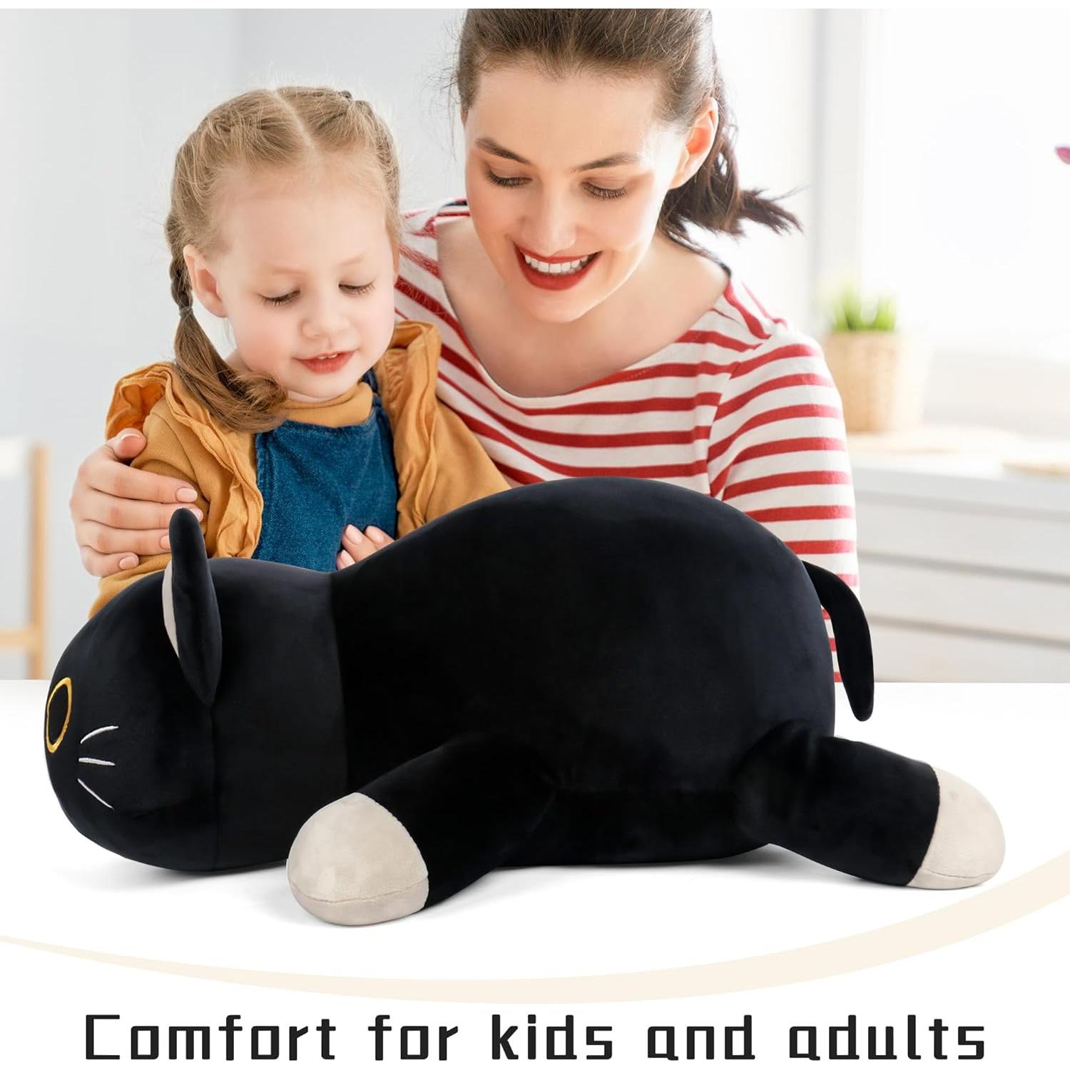 Gato Negro de Peluche Jumbo 61 cm 1.9 kg Wepop