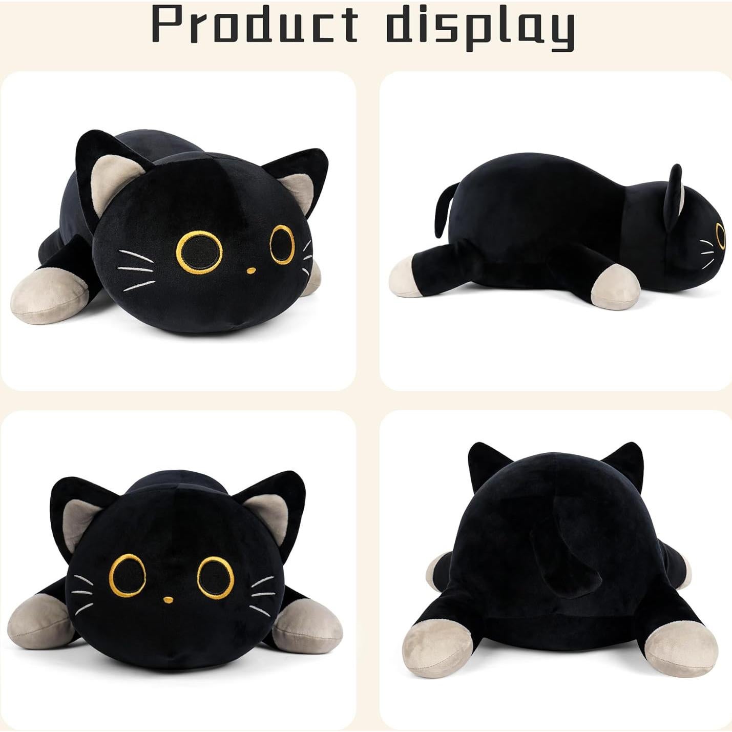 Gato Negro de Peluche Jumbo 61 cm 1.9 kg Wepop