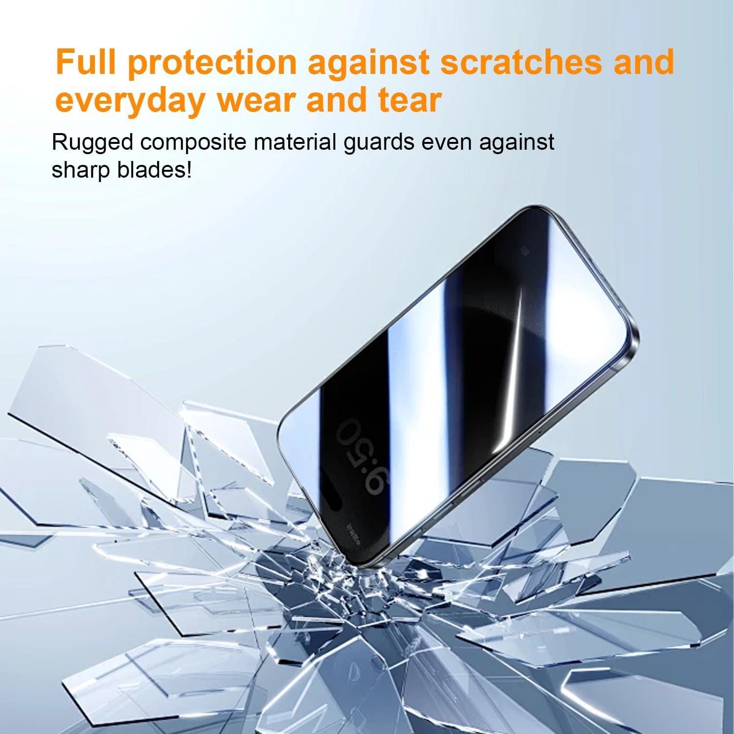 Protector de Pantalla Privado OneFish para iPhone 16 Pro 6.3"