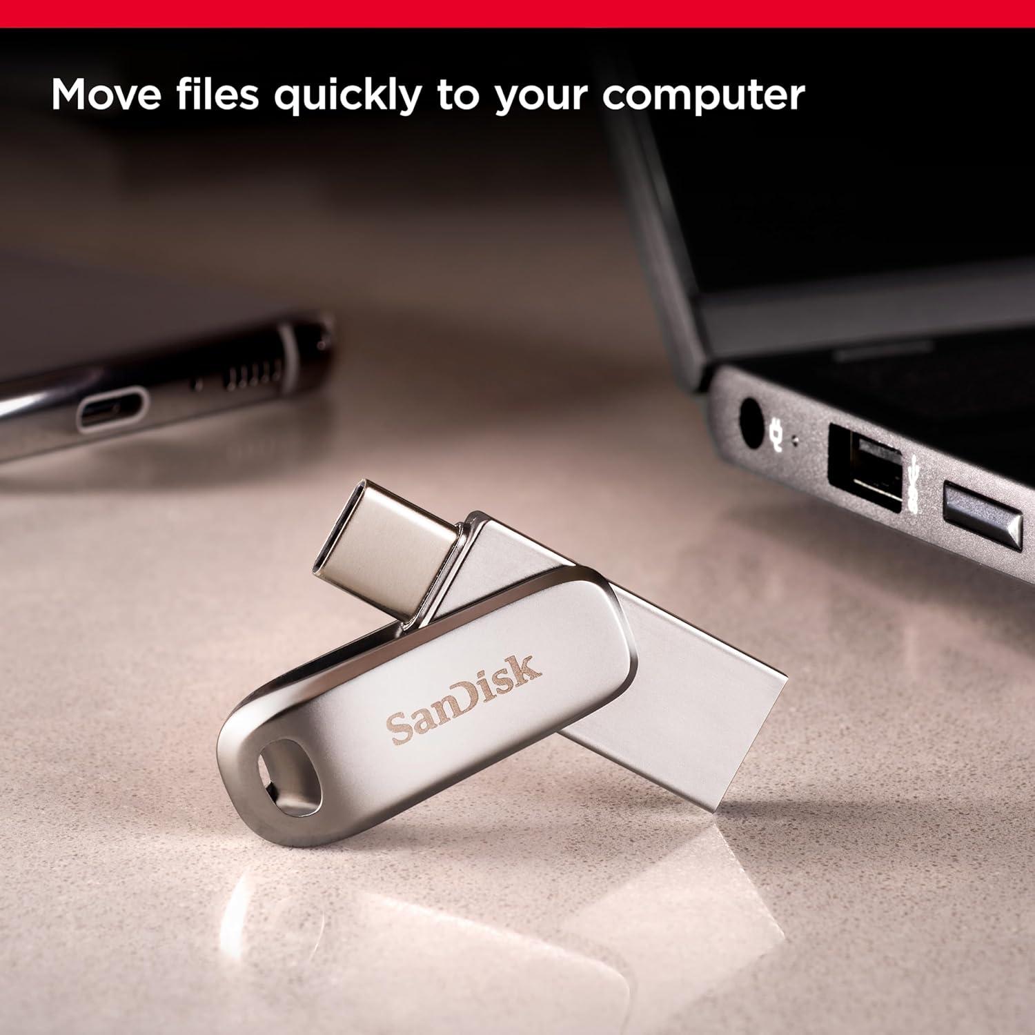 SanDisk Ultra Dual Drive Luxe 32GB USB Tipo-C y Tipo-A