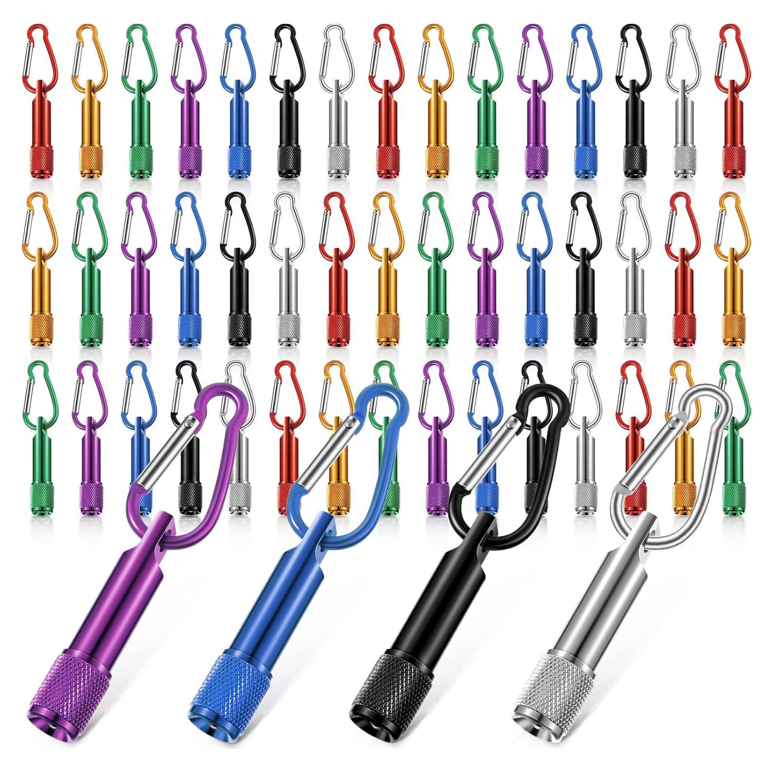 Paquete de 49 Mini Linternas LED de Llavero Cunno