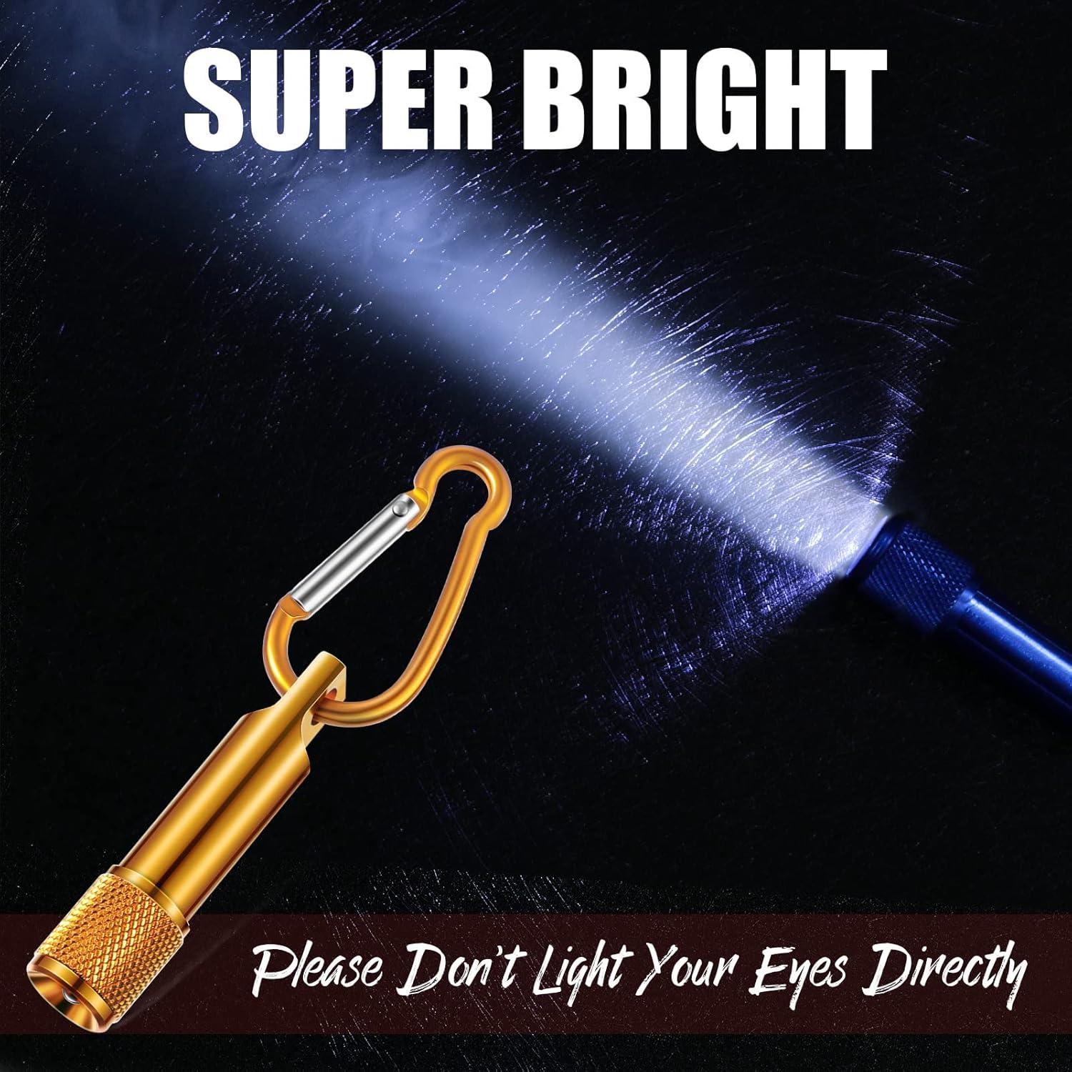 Paquete de 49 Mini Linternas LED de Llavero Cunno