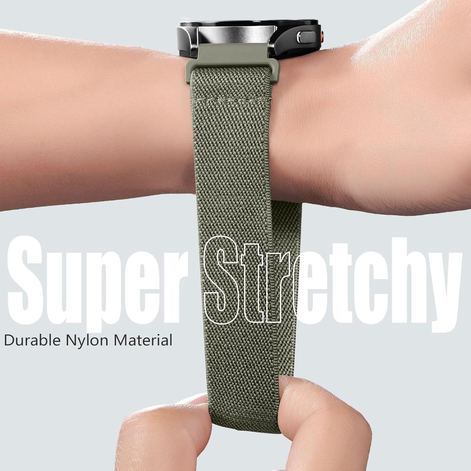 Correa Magnética Easuny para Samsung Galaxy Watch 20mm Verde Militar