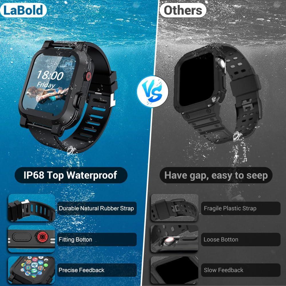 Funda Impermeable IP68 LaBold para Apple Watch 38mm