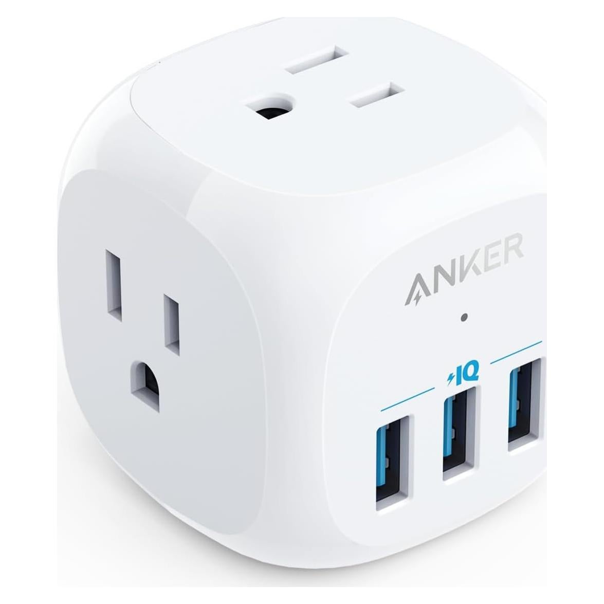 Extensor de Enchufe USB C Anker A9231 con 3 Salidas 20W